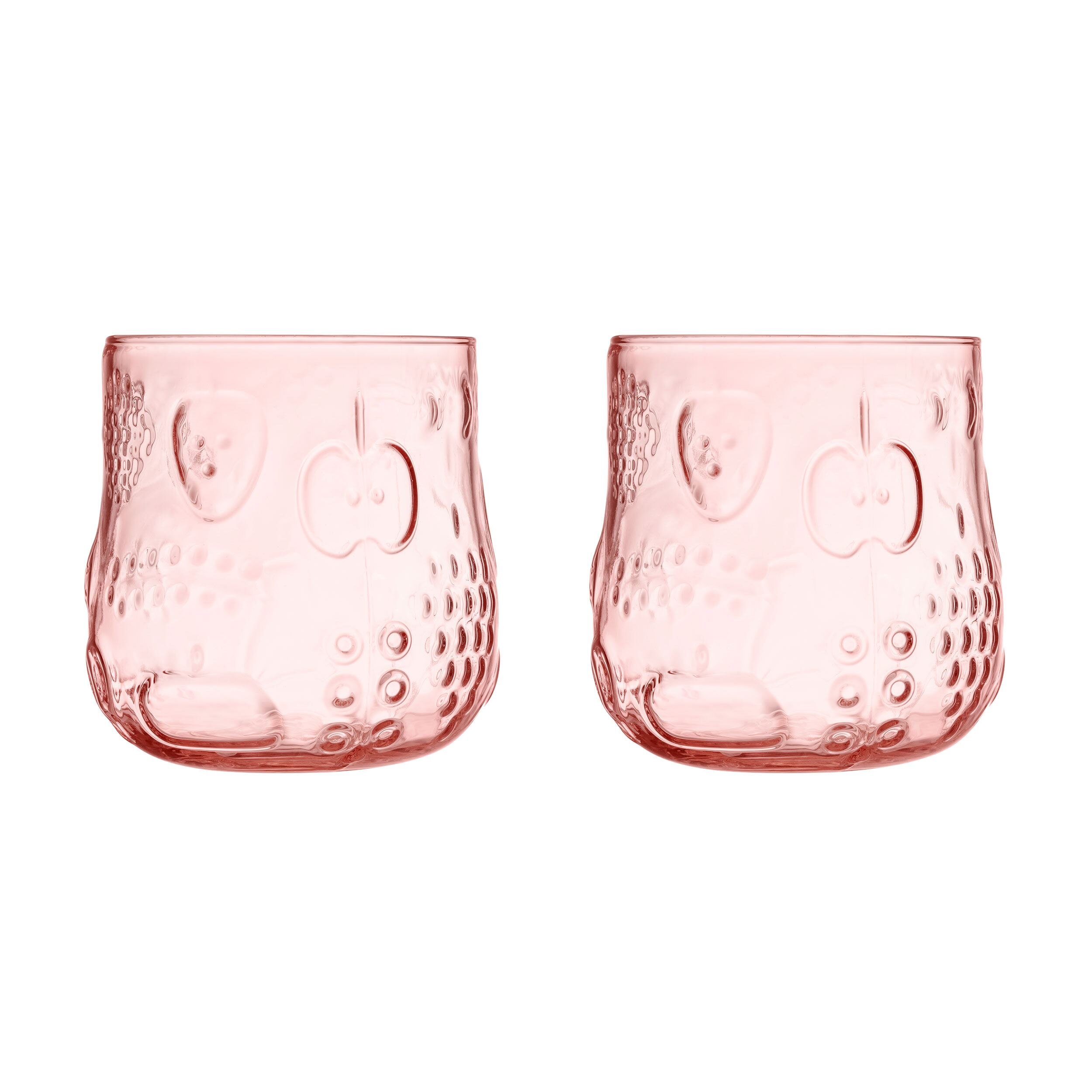 Frutta tumbler 25cl salmon pink 2pcs