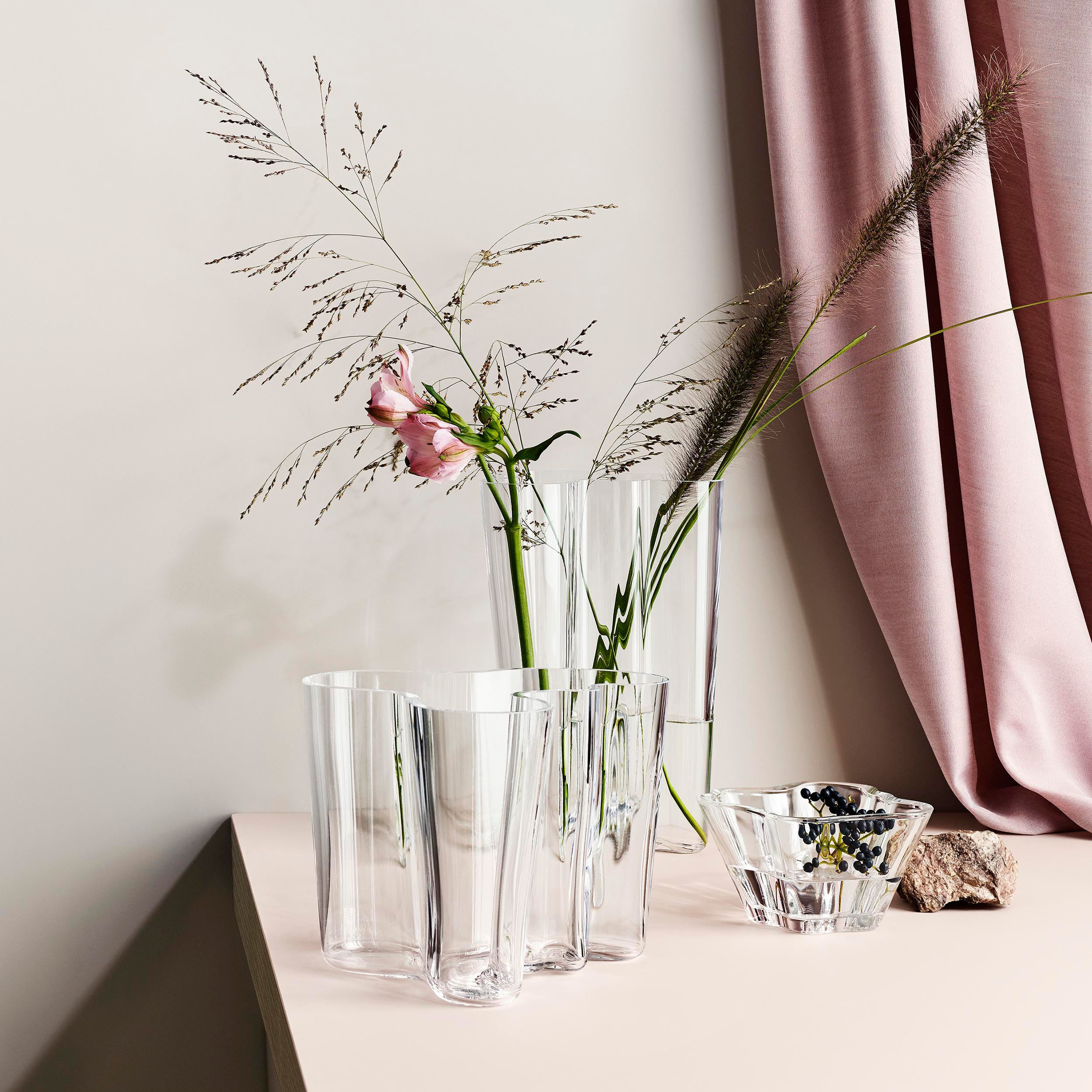 Alvar Aalto Collection vase 251mm clear