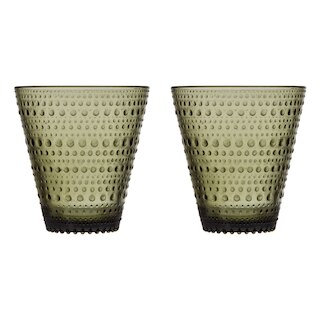 Kastehelmi tumbler 30cl moss green 2pcs