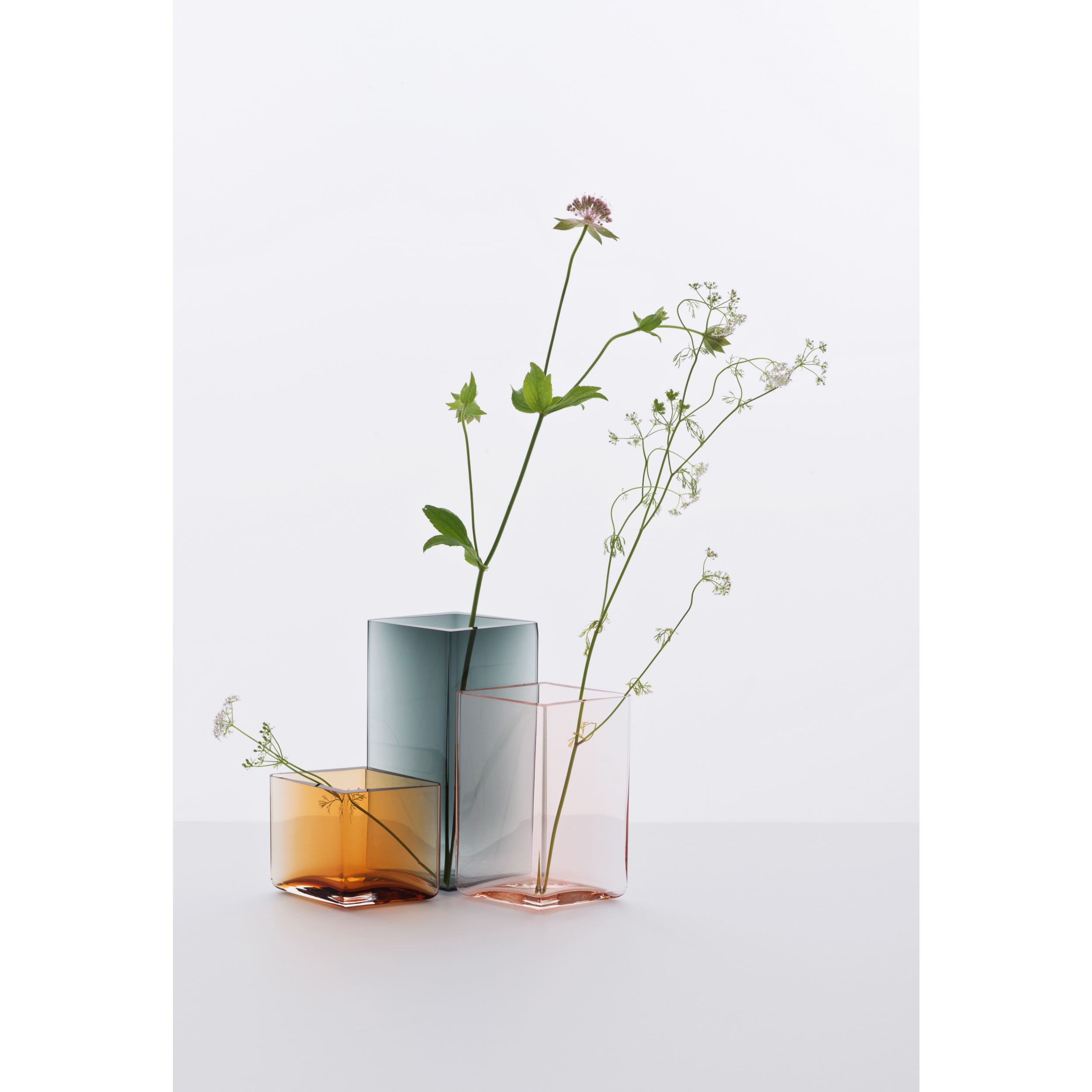 Ruutu vase 115x180mm grey