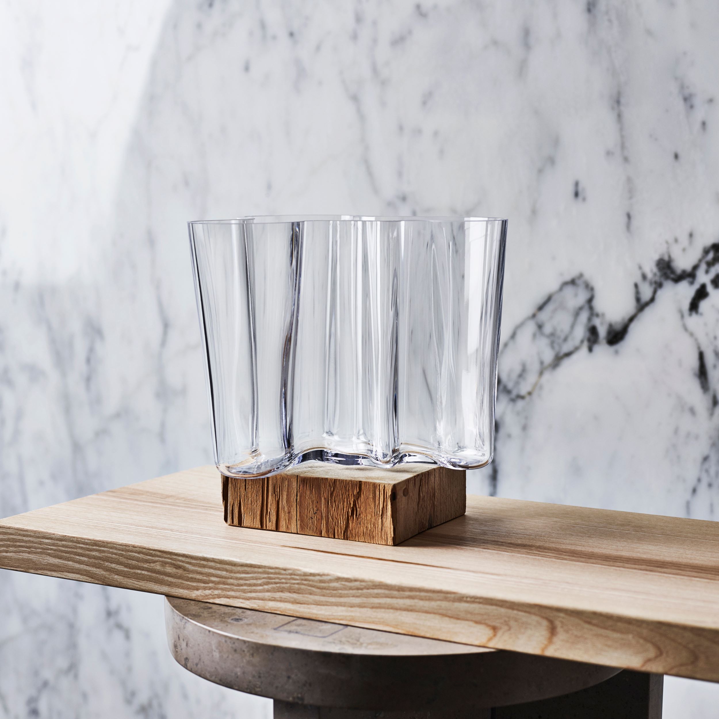 Alvar Aalto Collection vase 160mm clear
