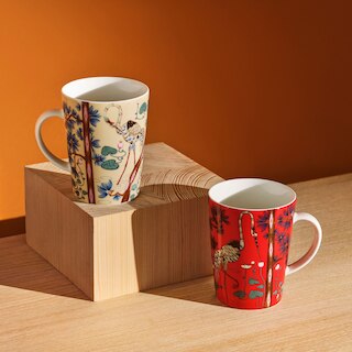 Taika mug 0,4L red 15 year anniversary gift package