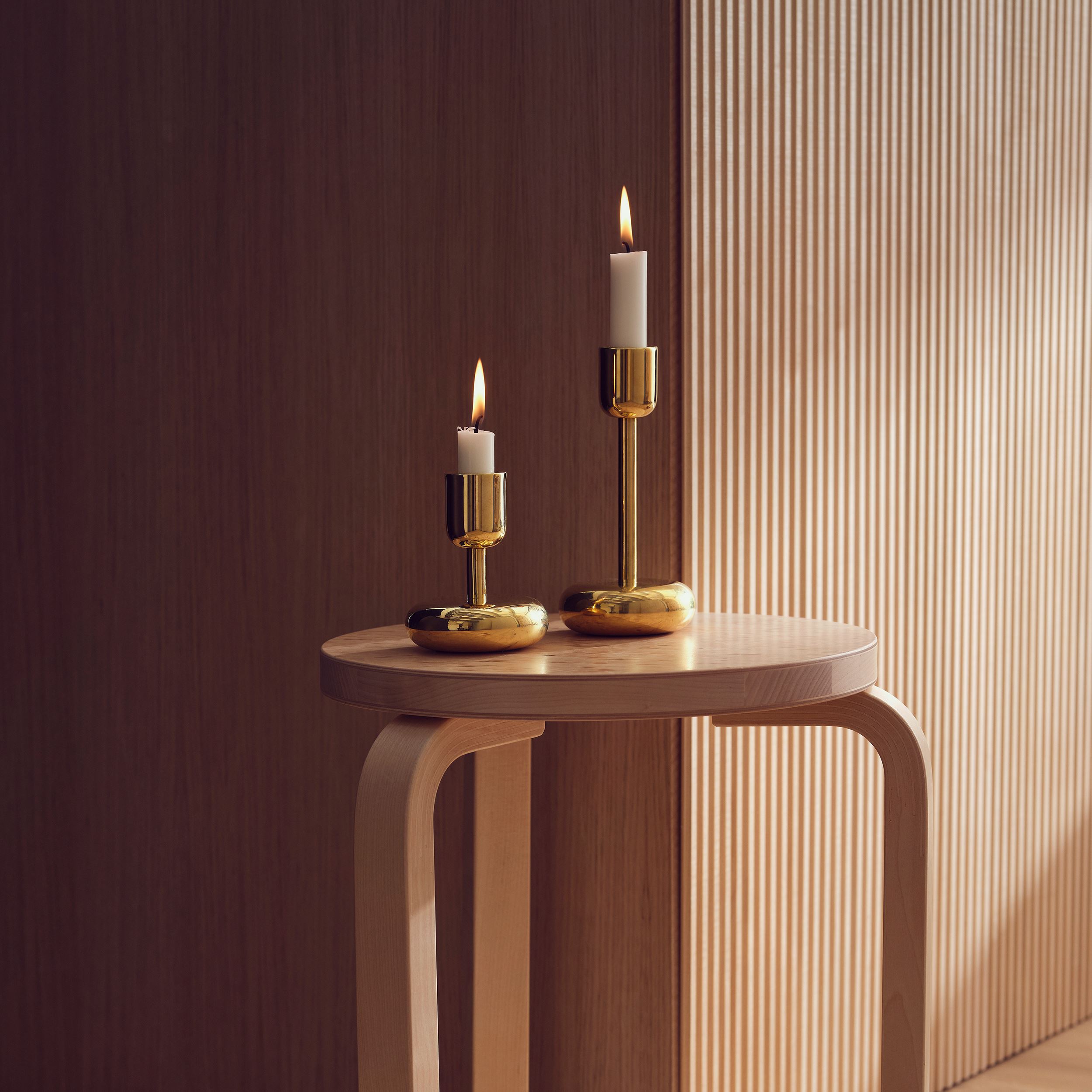 Nappula candleholder 183mm brass