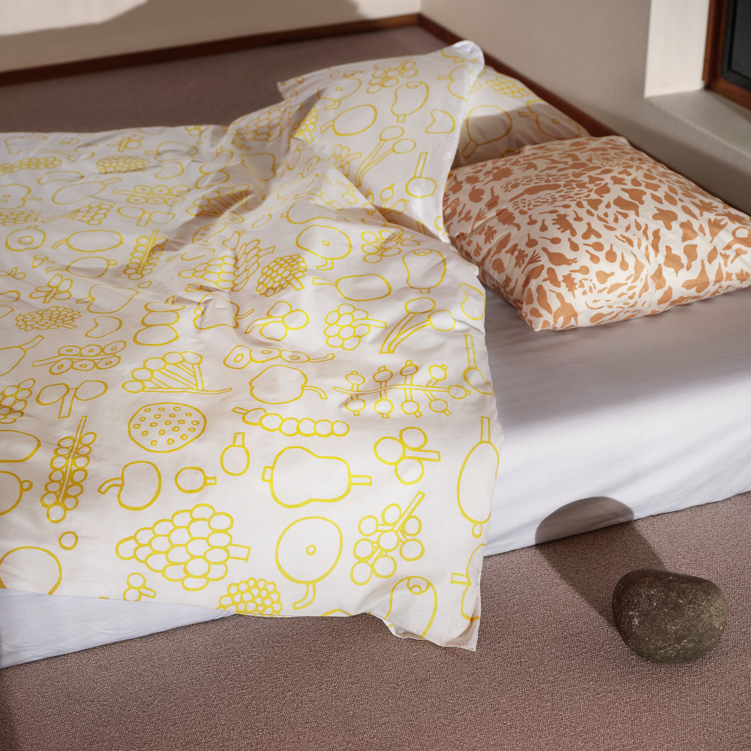 Oiva Toikka Collection duvet cover se150x210cm frutta yellow