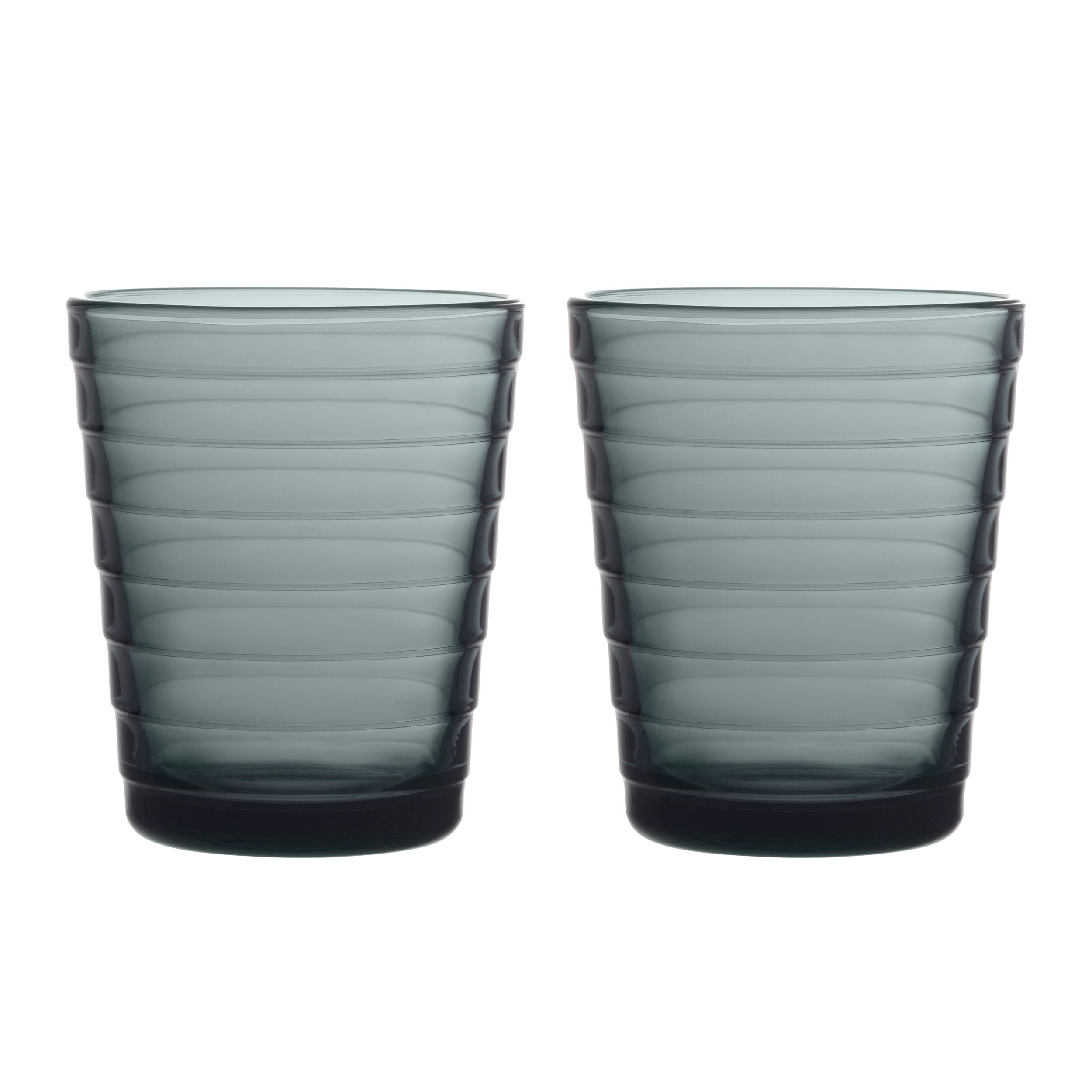 Aino Aalto tumbler 22cl dark grey 2pcs