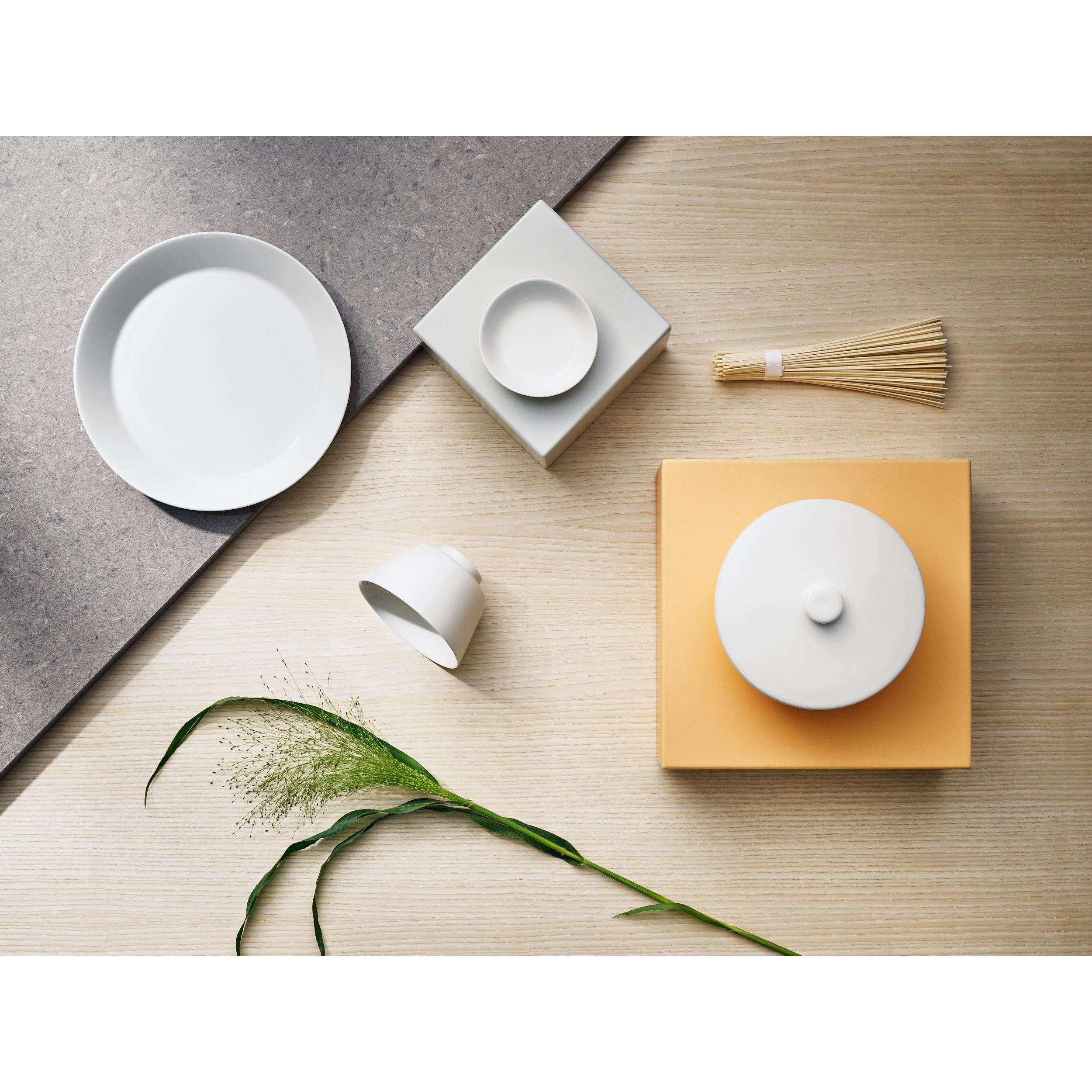 Teema plate 21cm white