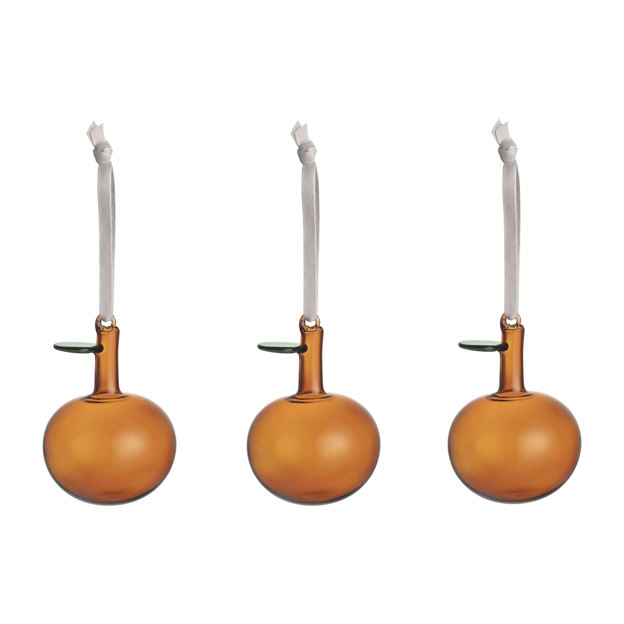 Iittala glass apple clear 3 set