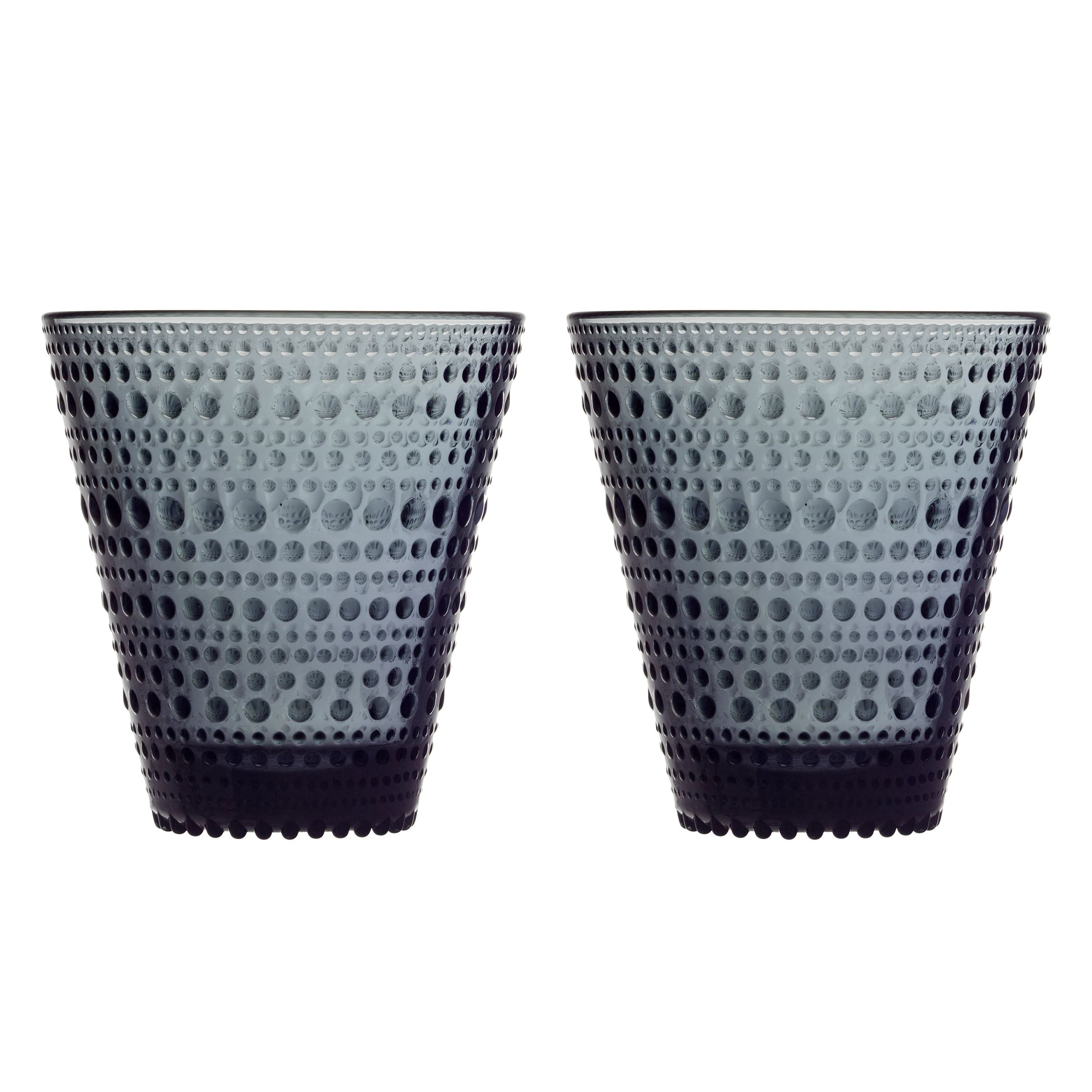 Kastehelmi tumbler 30cl dark grey 2pcs