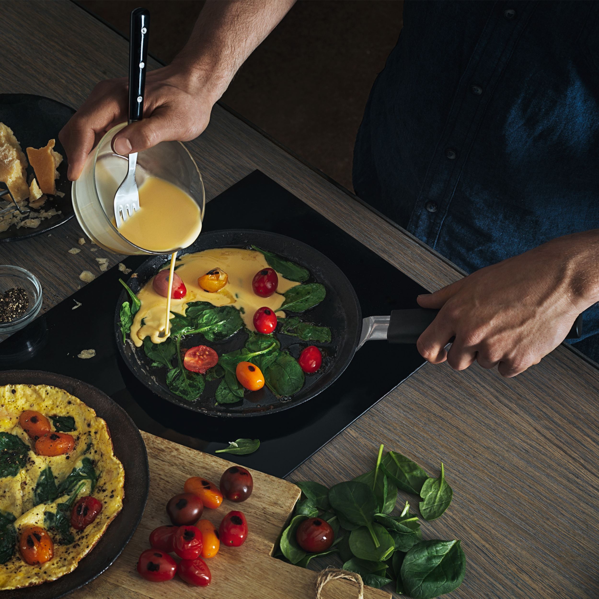 Hard Face omelette pan 22cm