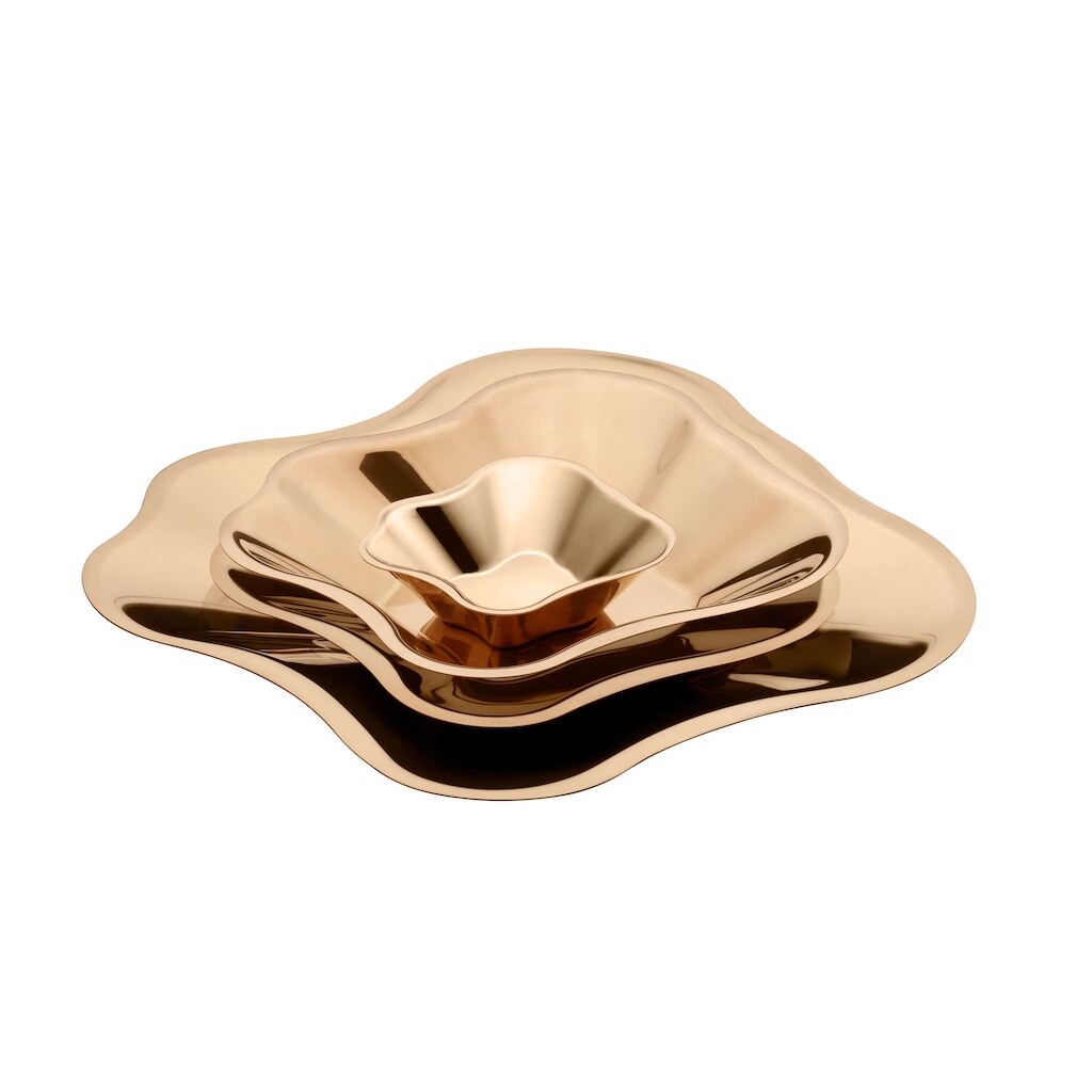 Alvar Aalto Collection bowl 358mm rose gold