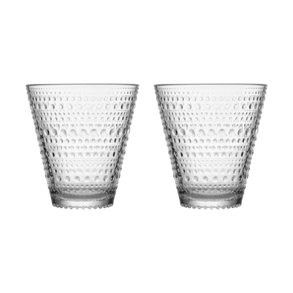 Kastehelmi tumbler 30cl clear 2pcs