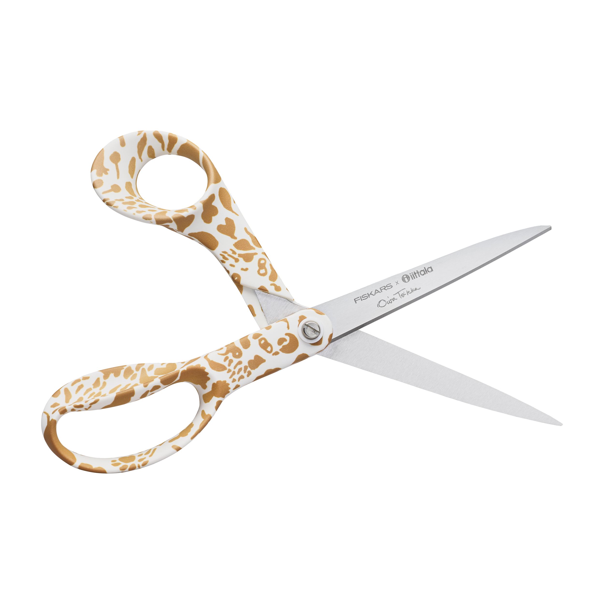 Fiskars x Iittala scissors 21cm Cheetah brown
