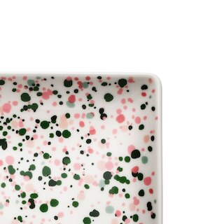 Oiva Toikka Collection A5 plate 15x21cm Helle pink-green