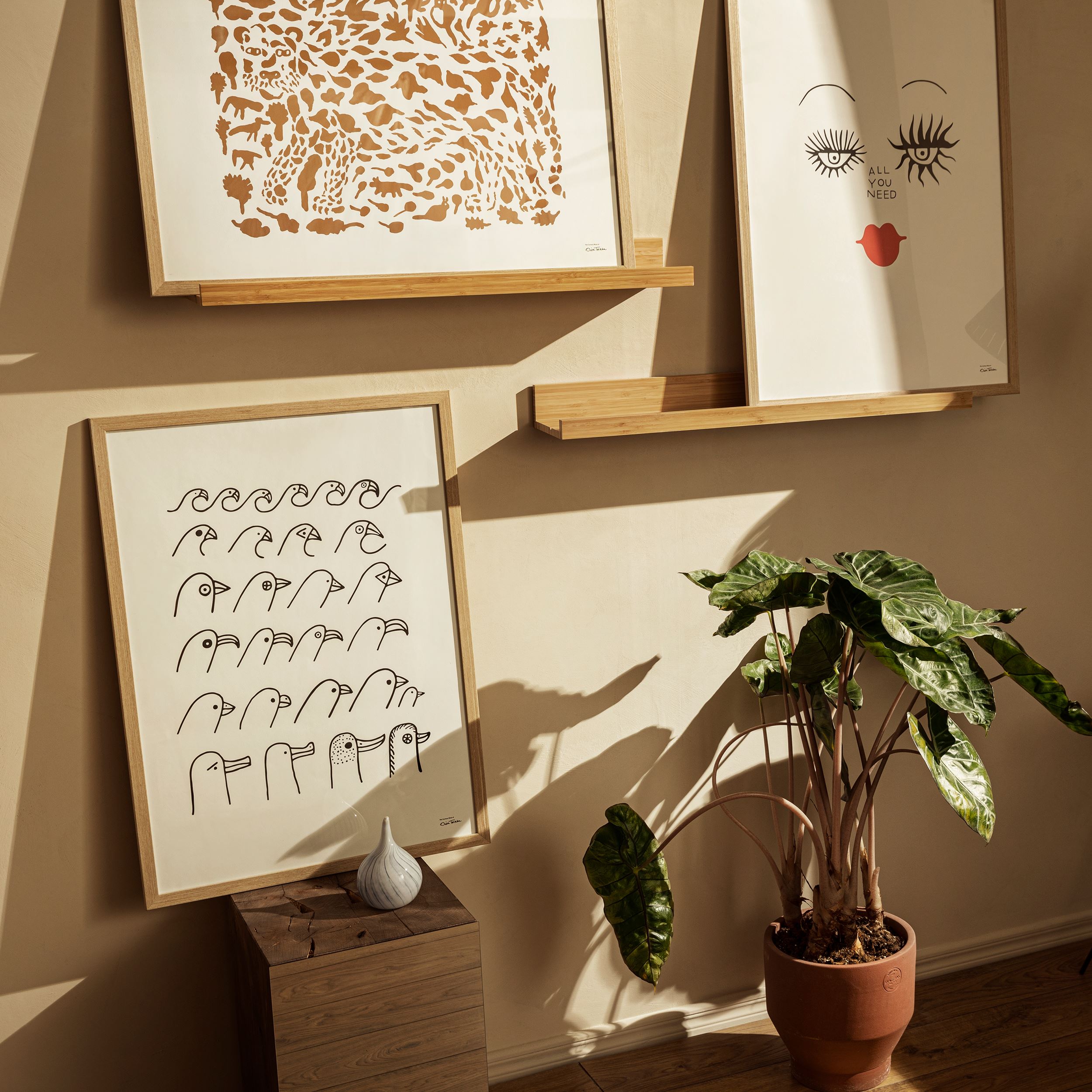 Oiva Toikka Collection art poster 50x70cm Birdhouse