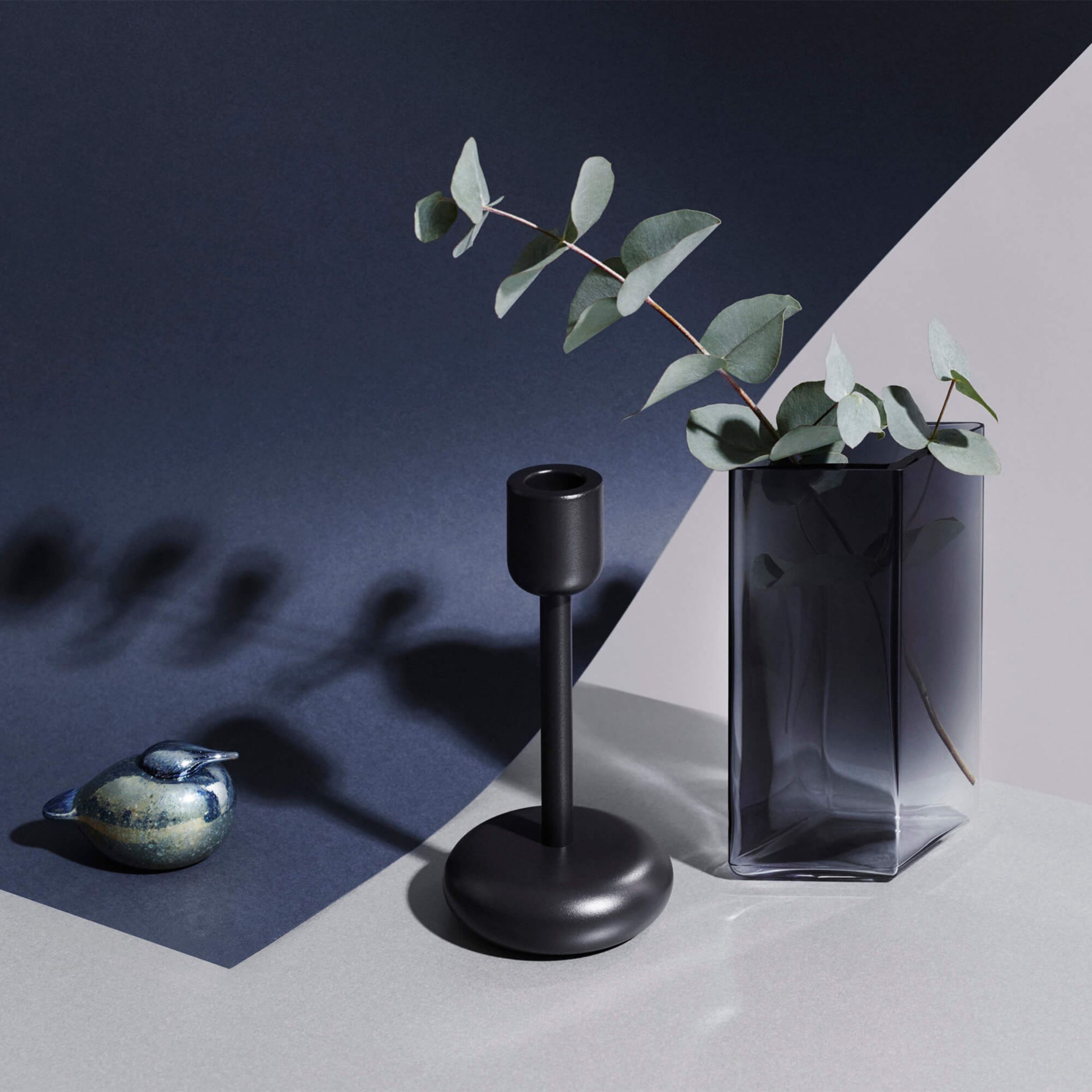Nappula candle holder 183mm dark grey