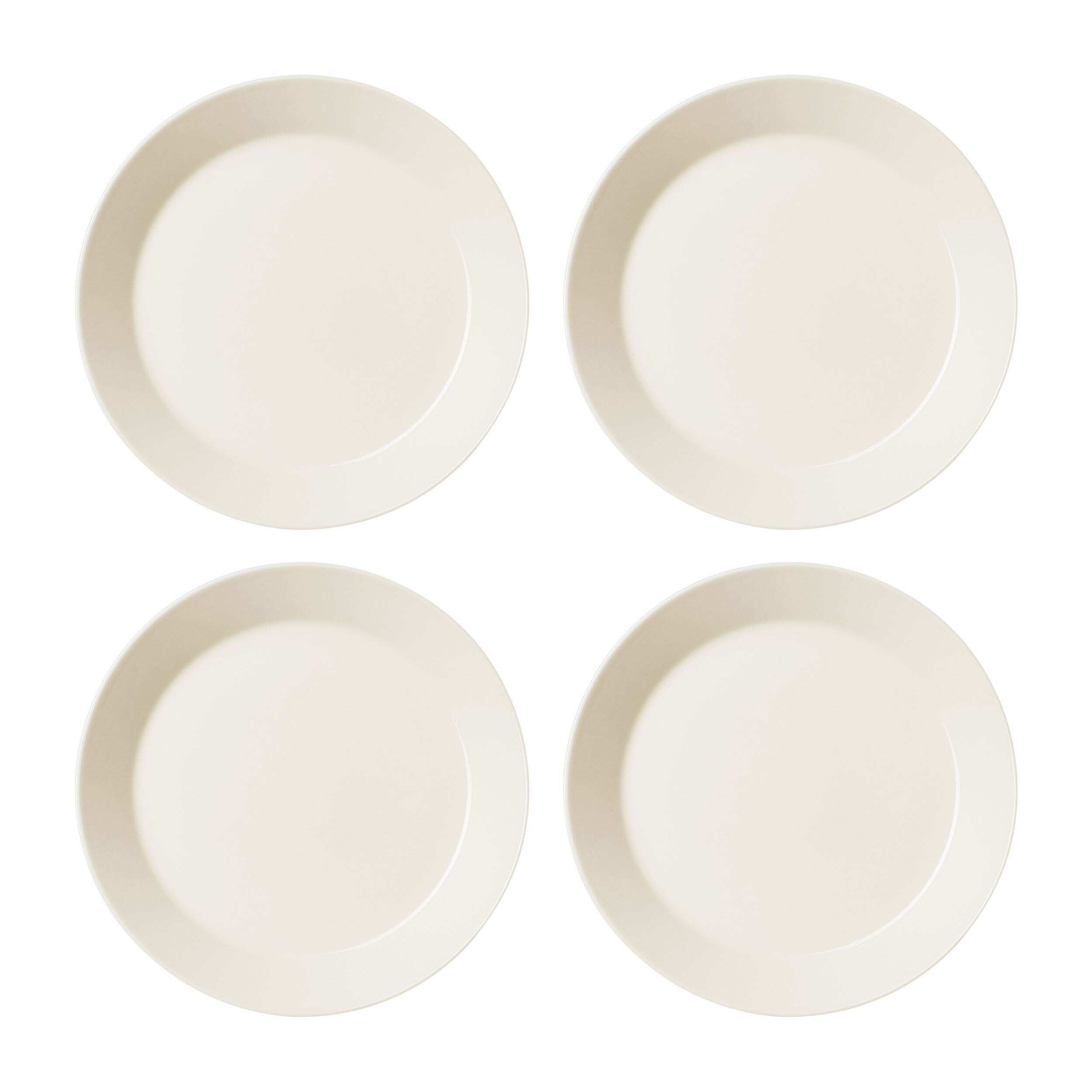 Teema plate 21cm white 4pcs