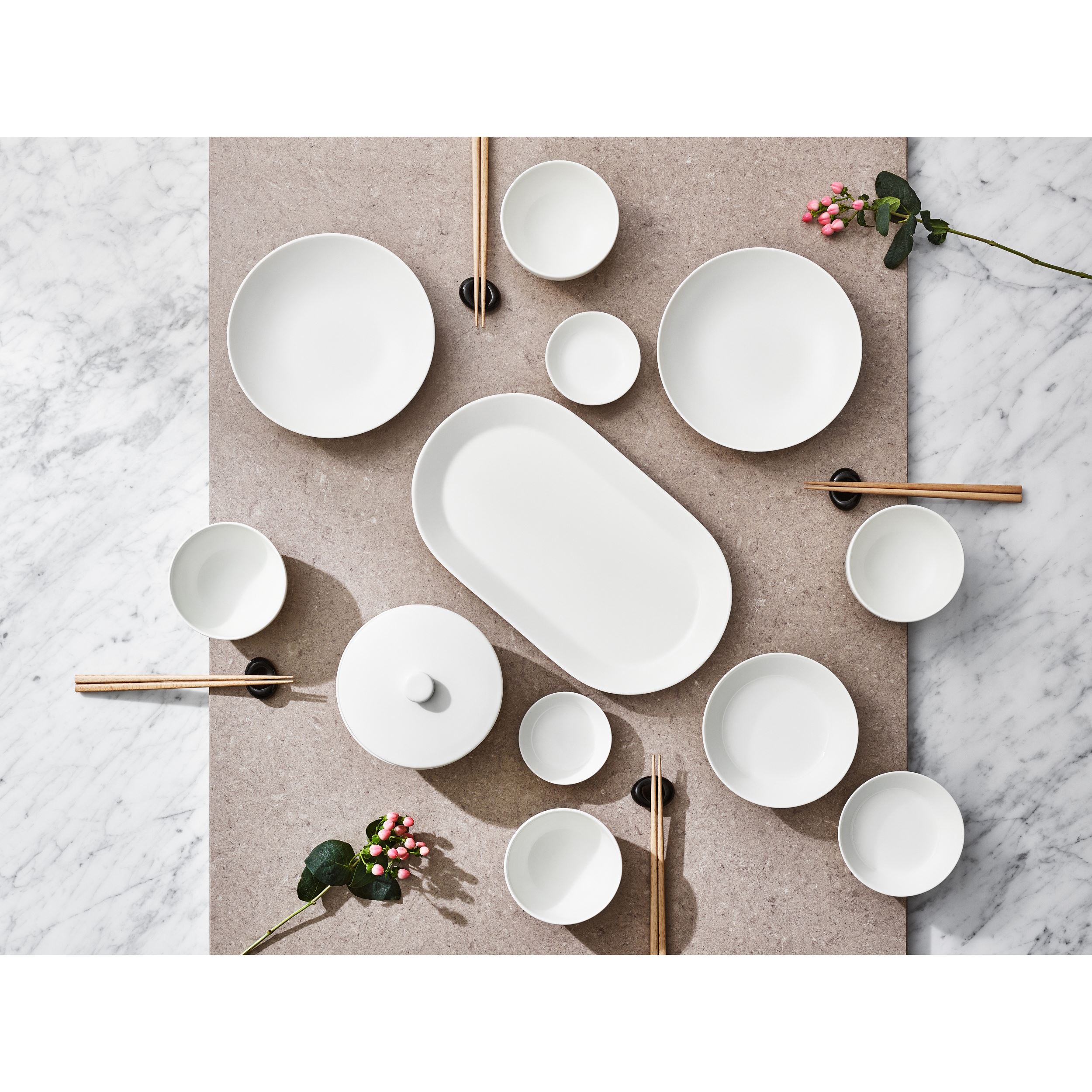 Teema Tiimi plate deep 20cm white