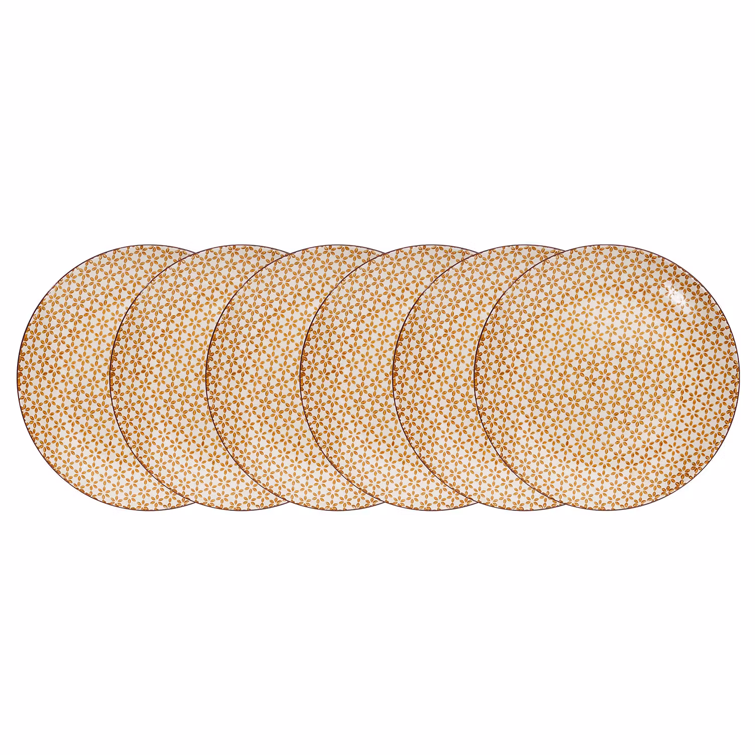 RETRO Frühstücksteller 6er-Set