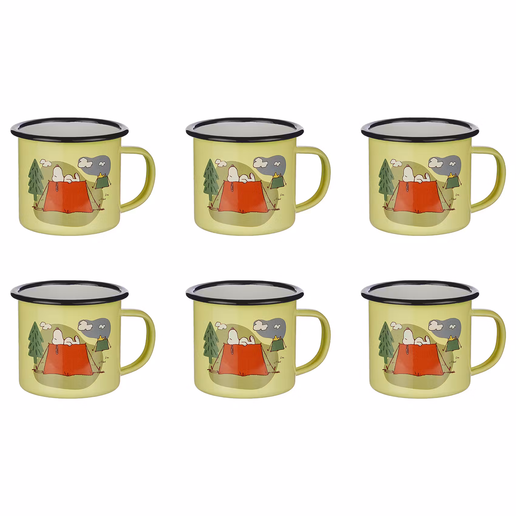PEANUTS Tasse 6er-Set