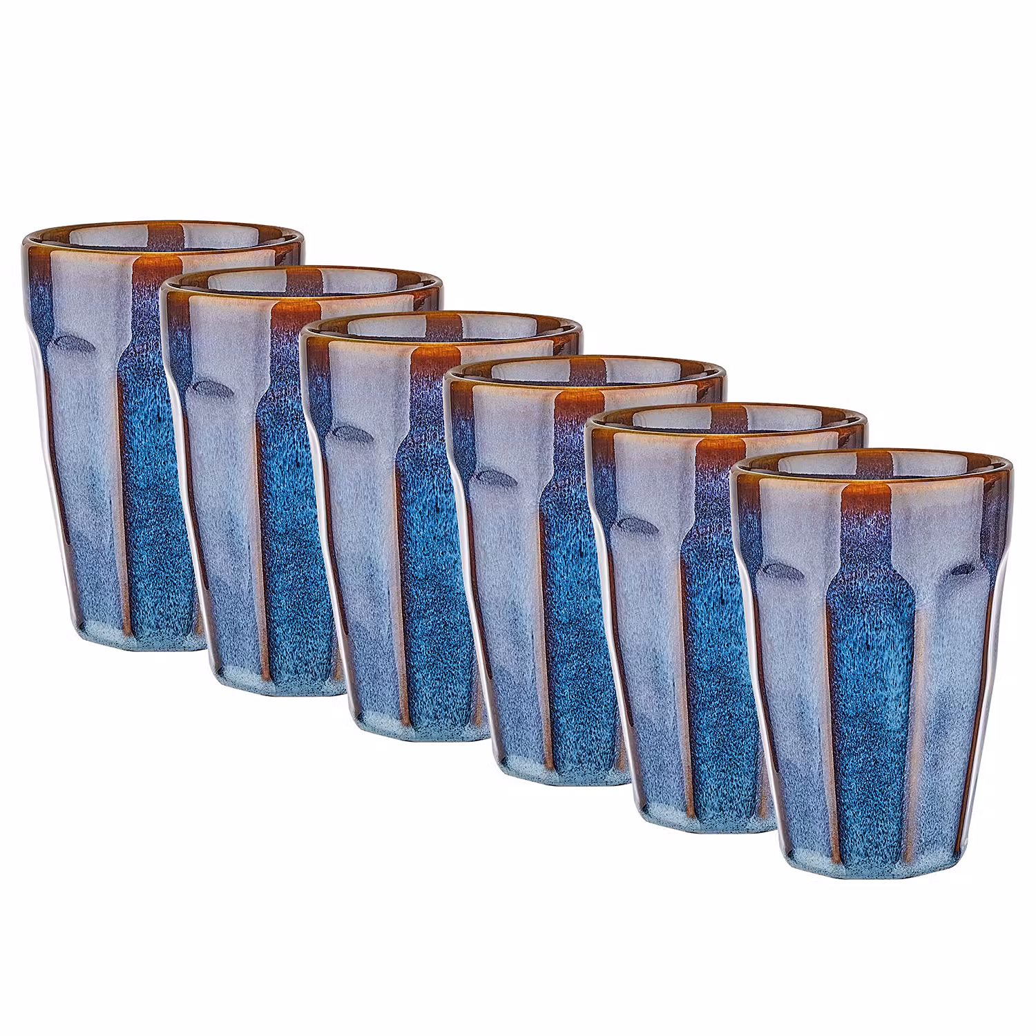 BERGAMO Latte Macchiato Tasse 6er-Set