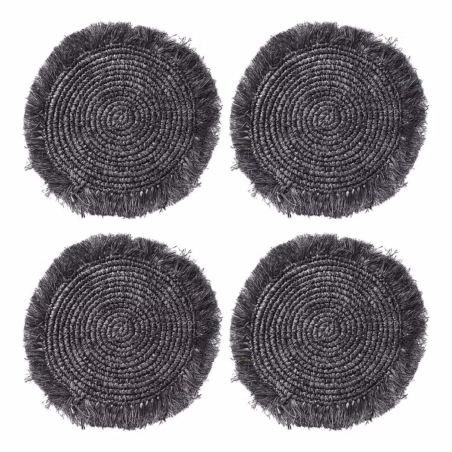 RAFFIA Platzset 4er-Set