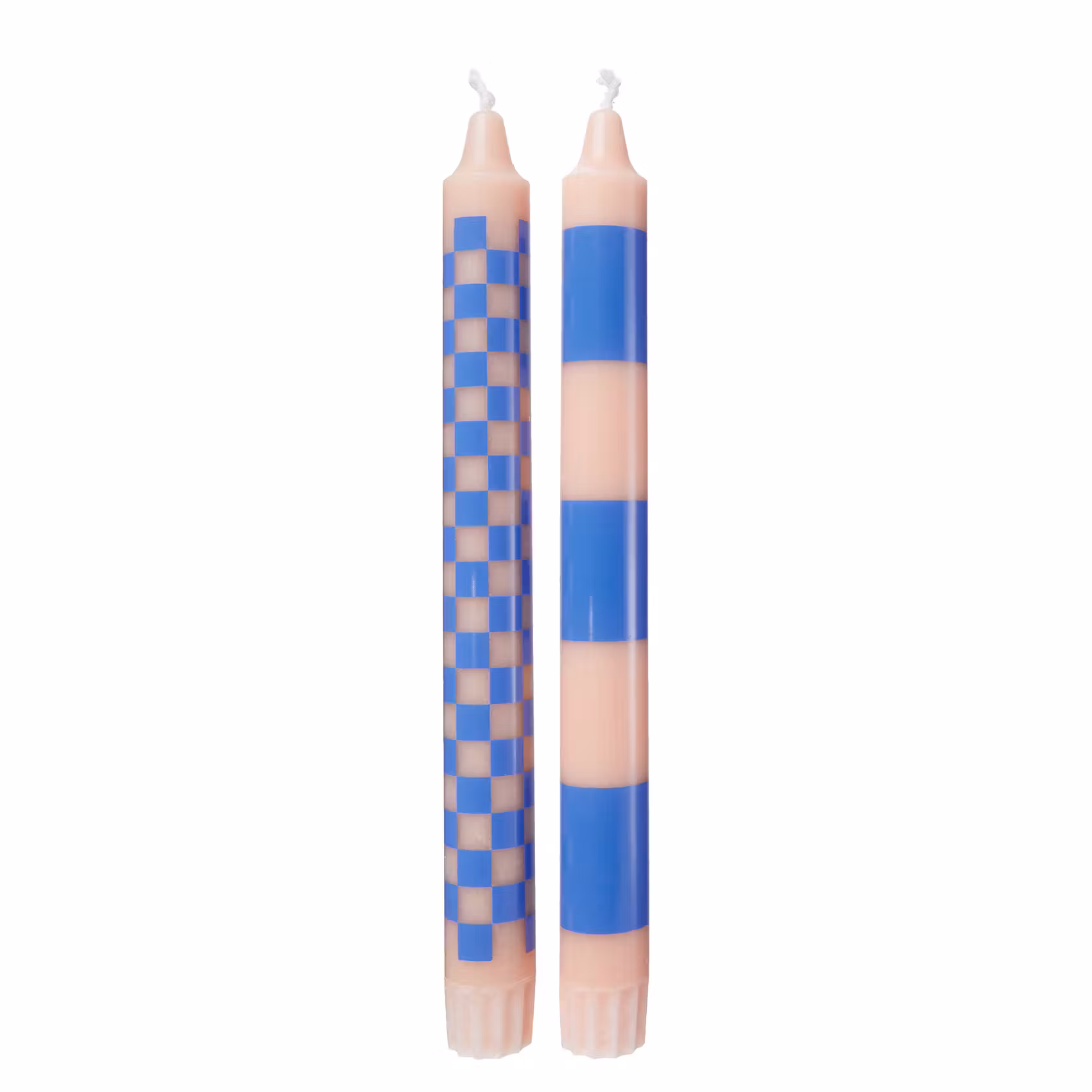 ART BOUGIE Stabkerze Checker 2er-Set