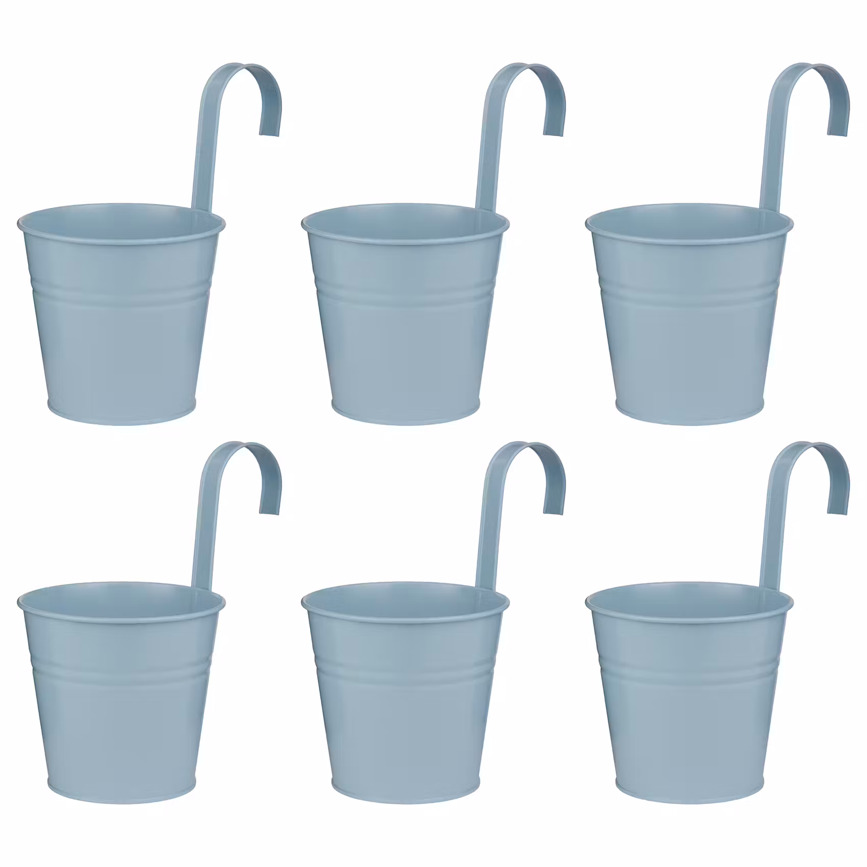 ZINC Hängetopf 6er-Set