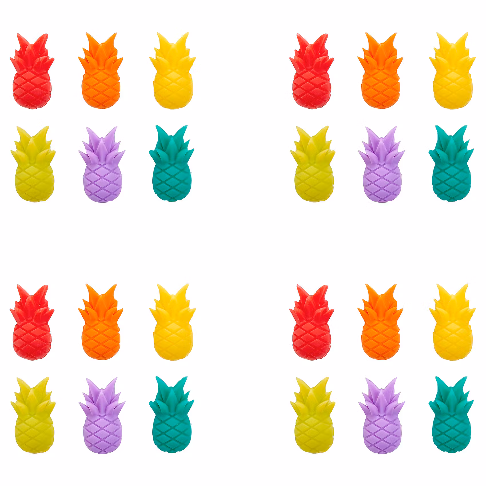 MY DRINK Glasmarker Ananas 4er-Set