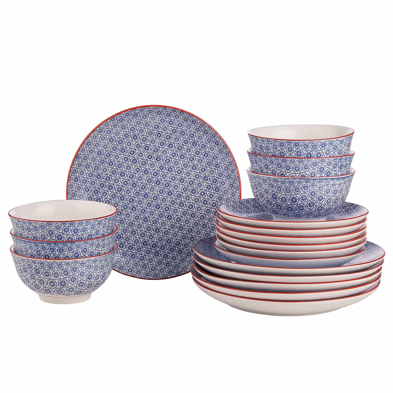 RETRO Dinner-Set 18-tlg.