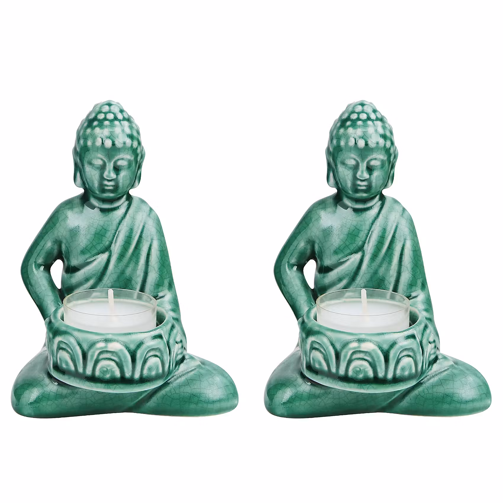 BUDDHA Deko-Statue 2er-Set
