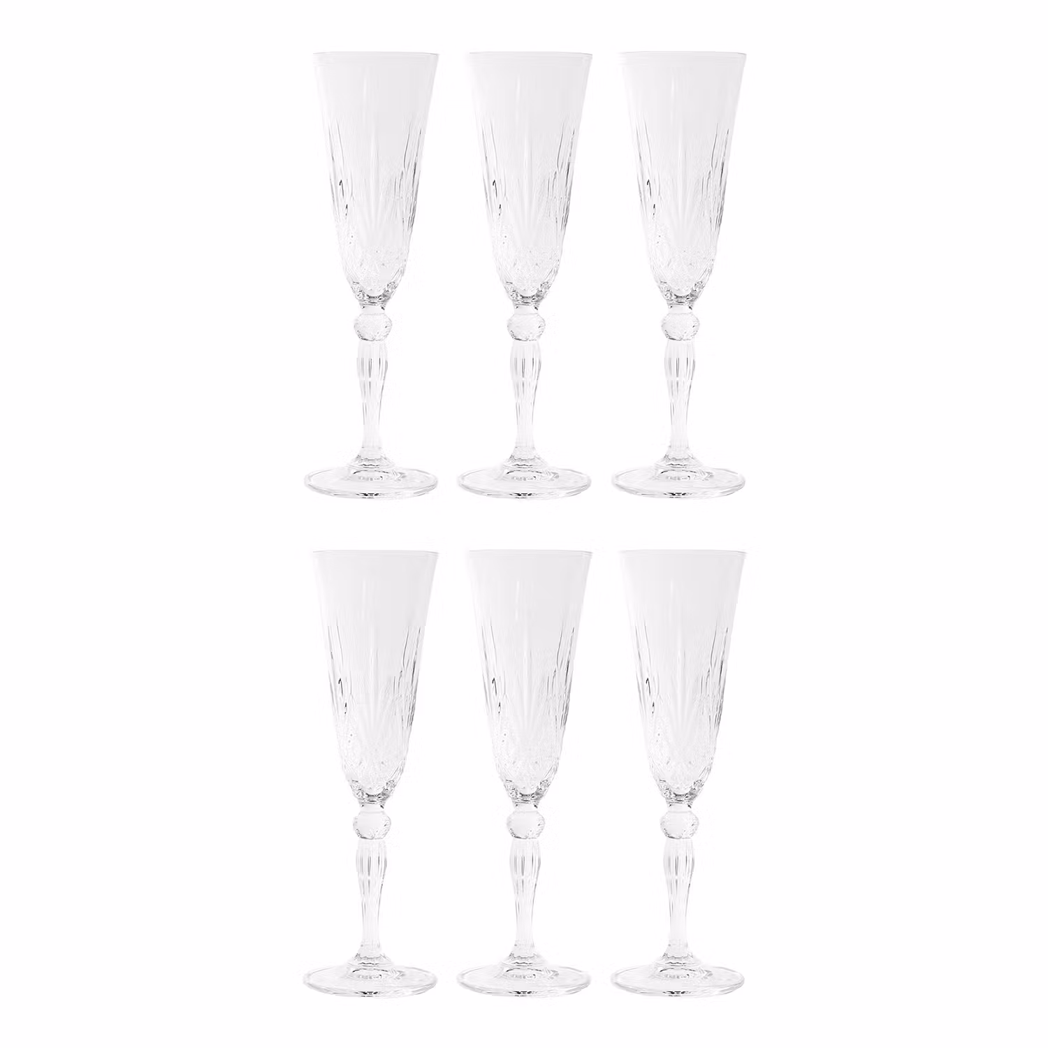 CRYSTAL CLUB Champagnerglas 6er-Set