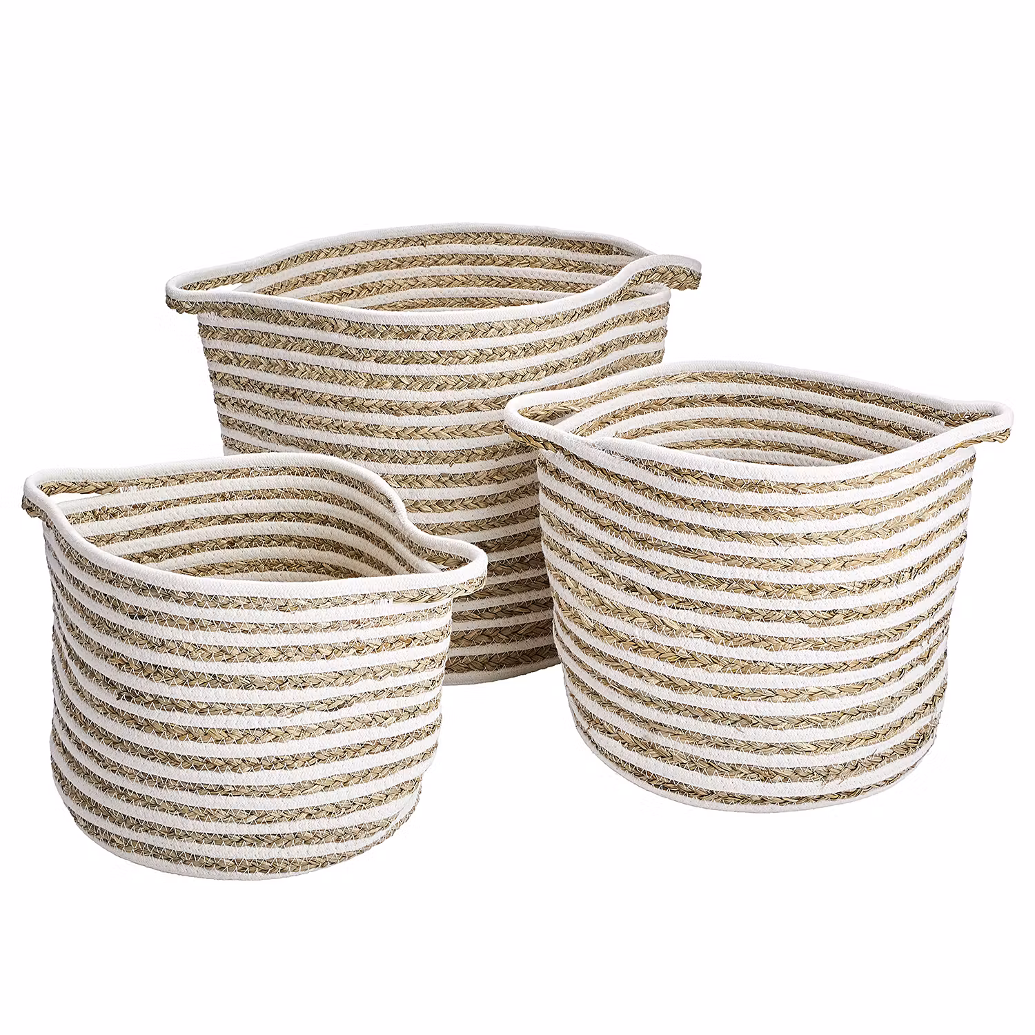 COTTON BRAID Korb-Set 3-tlg.