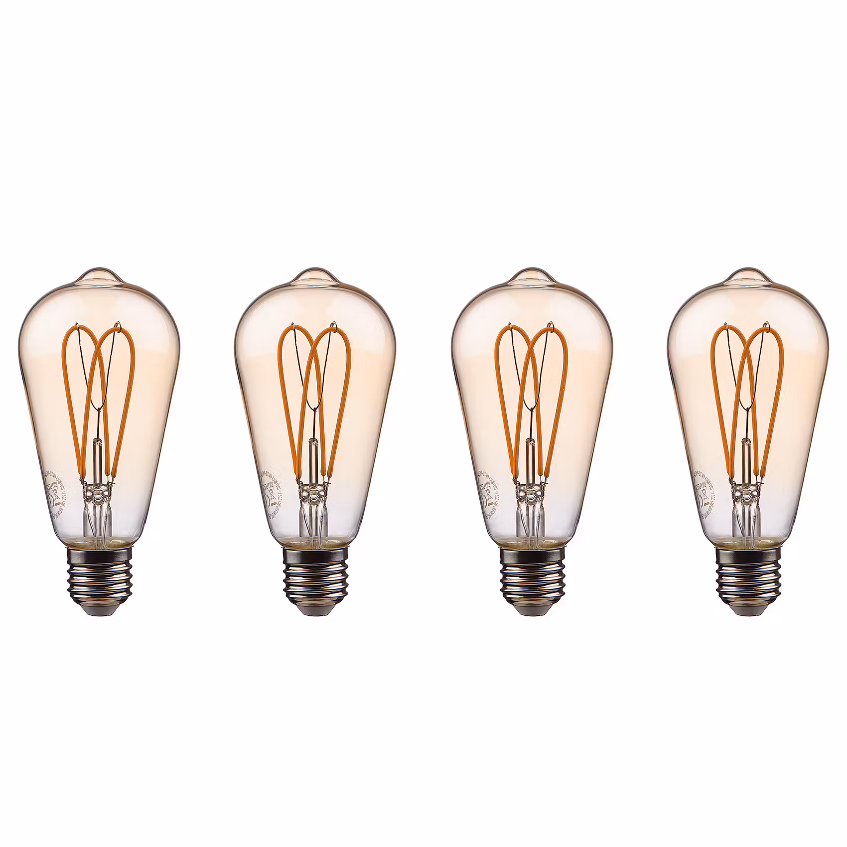 BRIGHT LIGHT LED-Glühlampe 4er-Set