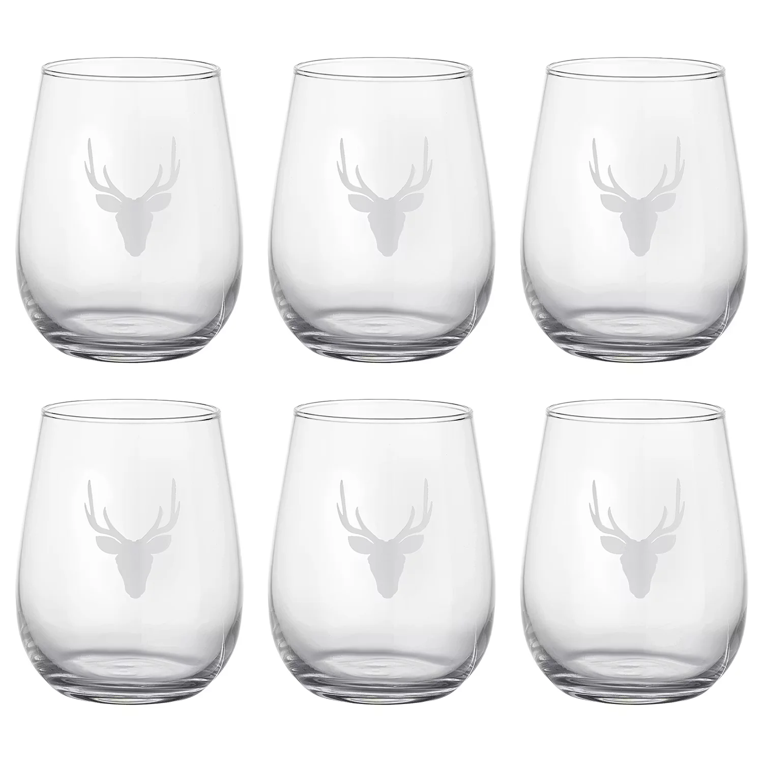 Trinkglas MOUNTAIN LOVE Hirsch 6er-Set