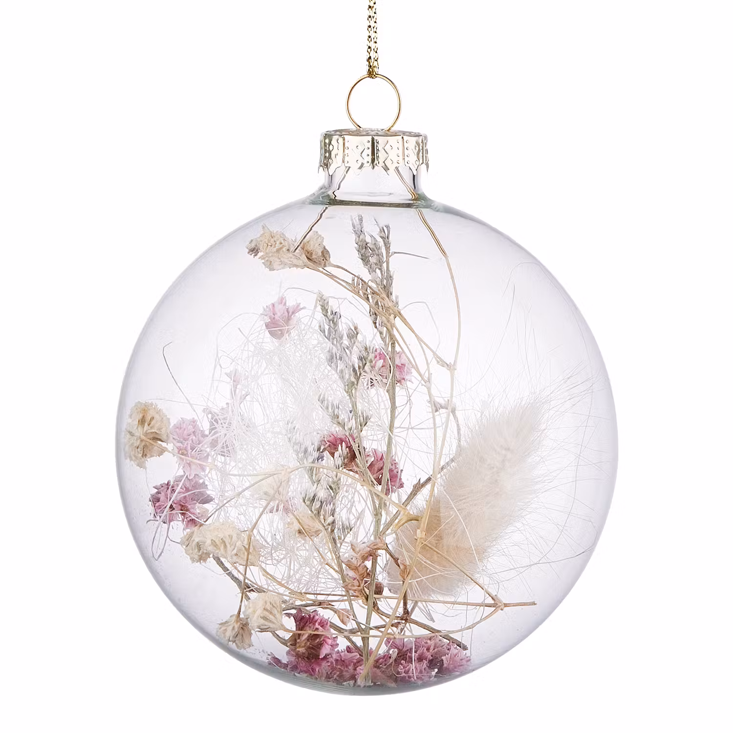 HANG ON Weihnachtskugel Trockenblumen Ø10cm