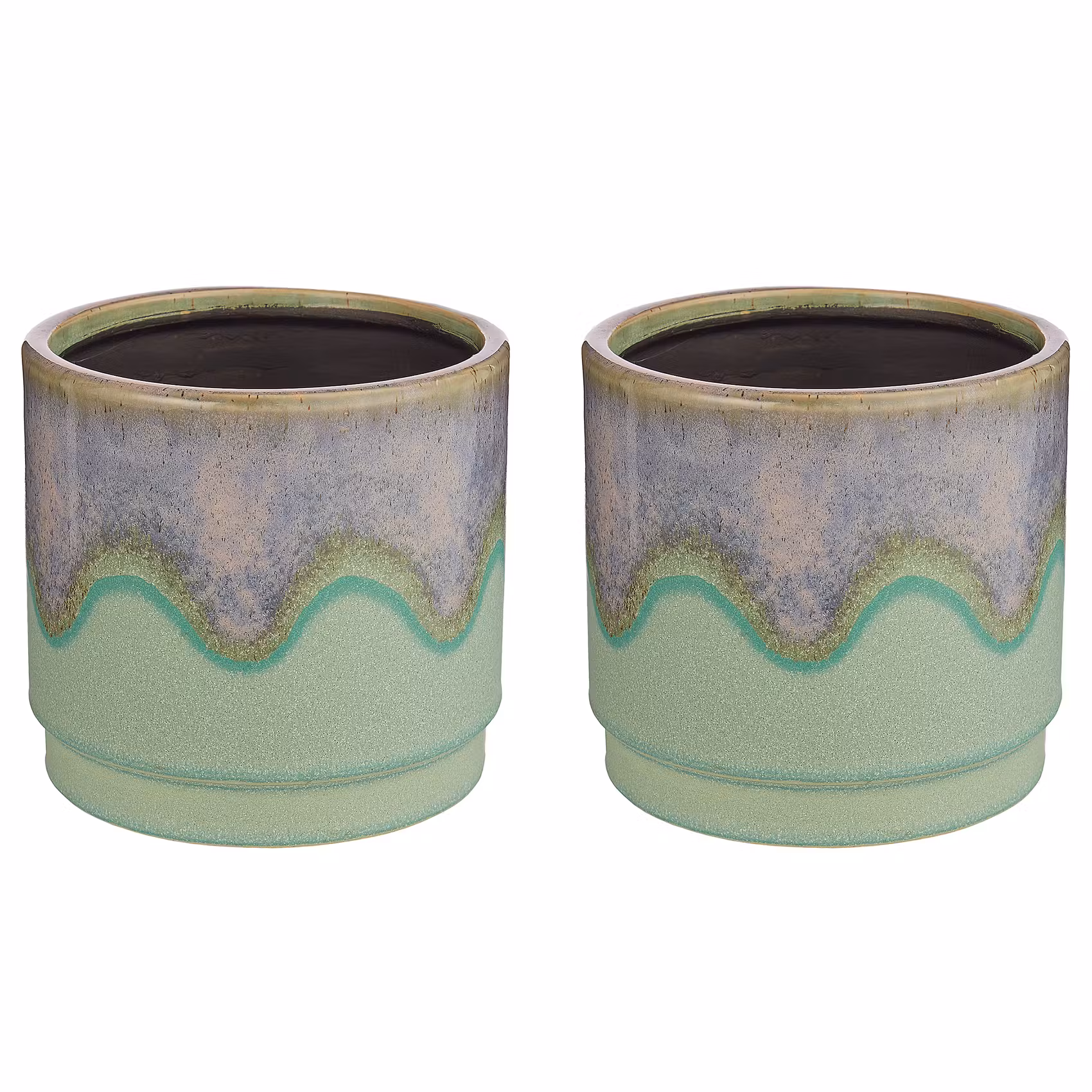 PAINTED Blumenübertopf 2er-Set