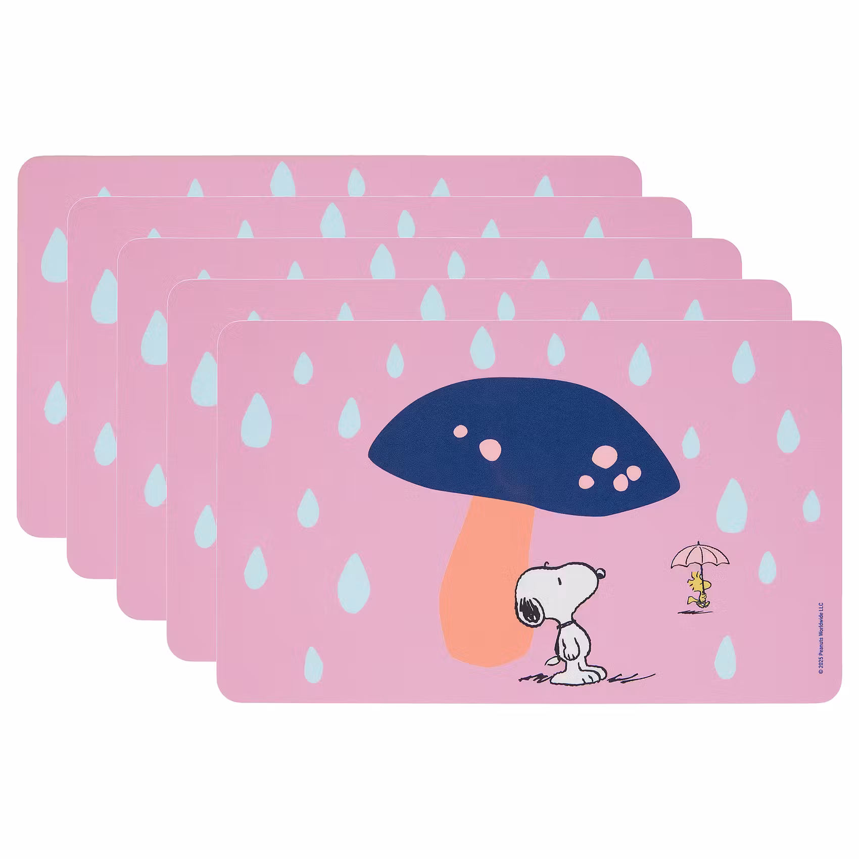 PEANUTS 5er-Set Frühstücksbrettchen