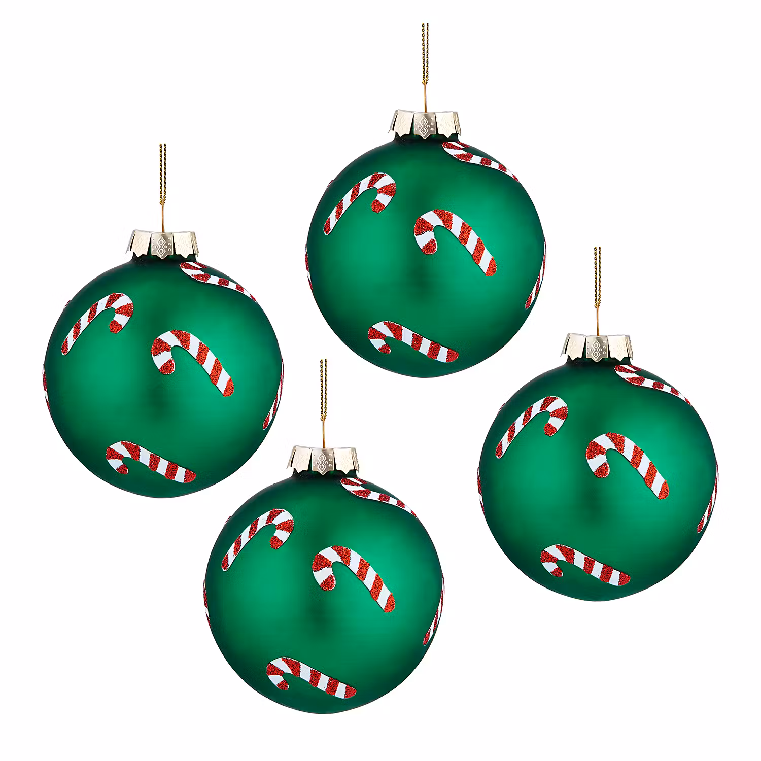 HANG ON Weihnachtskugel Candy Cane 4er-Set