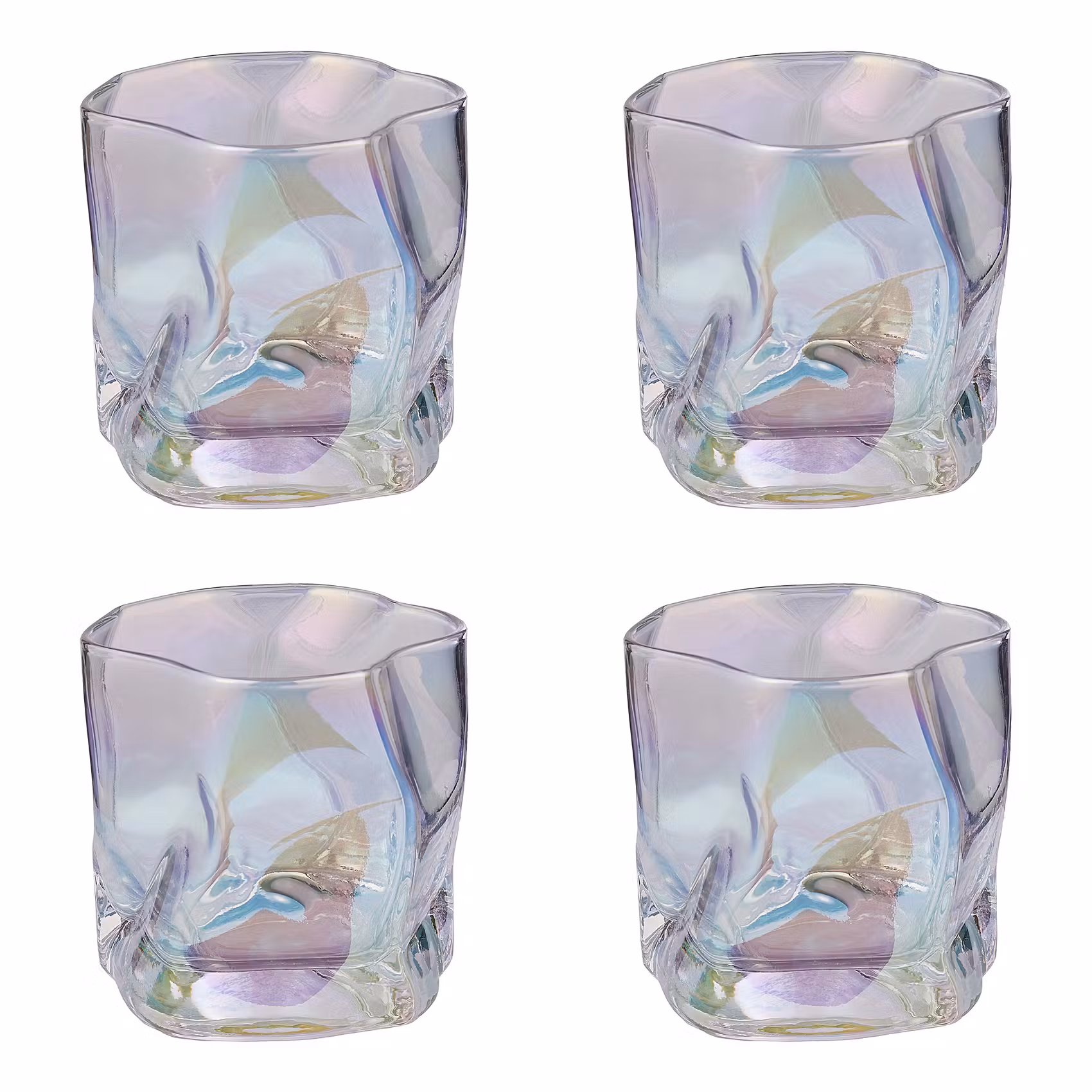 SQUEEZE Whiskeyglas Schimmernd 4er-Set