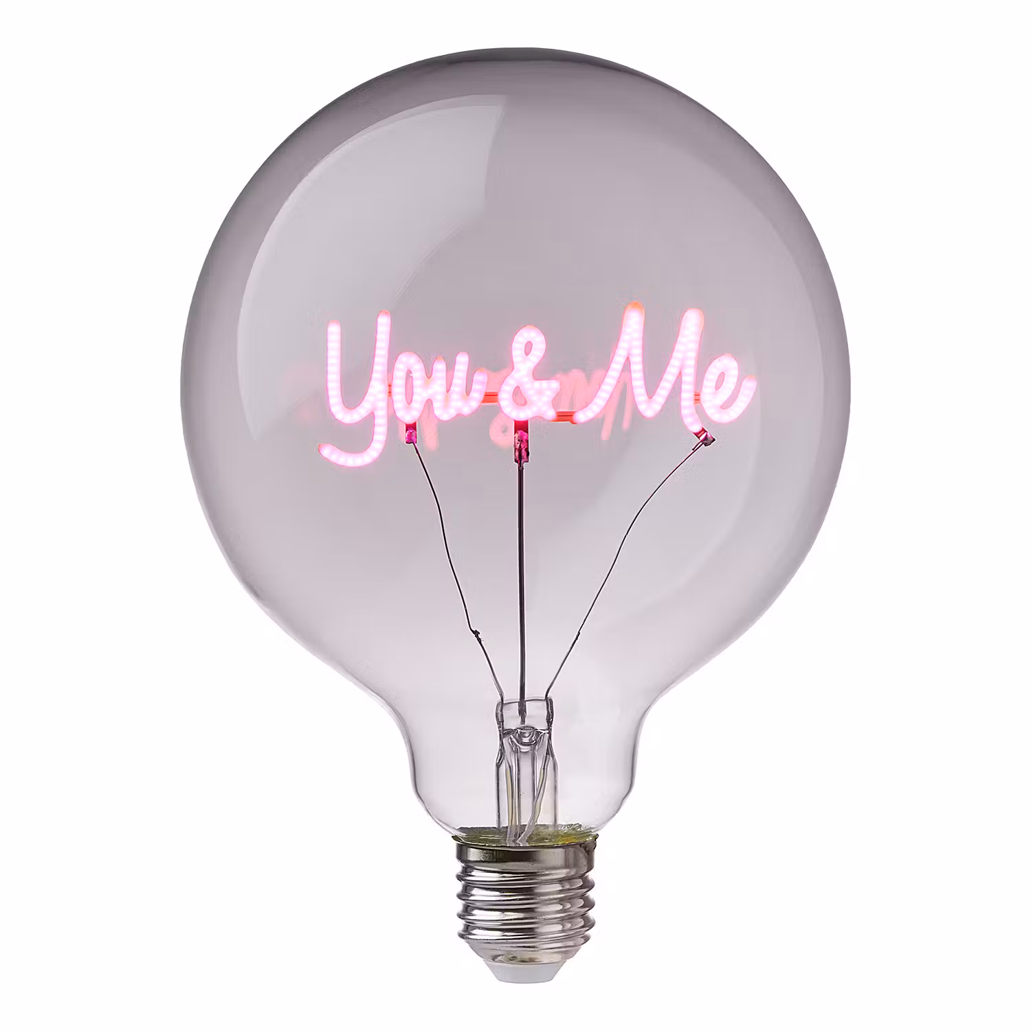 LED-Glühlampe BRIGHT LIGHT You & Me