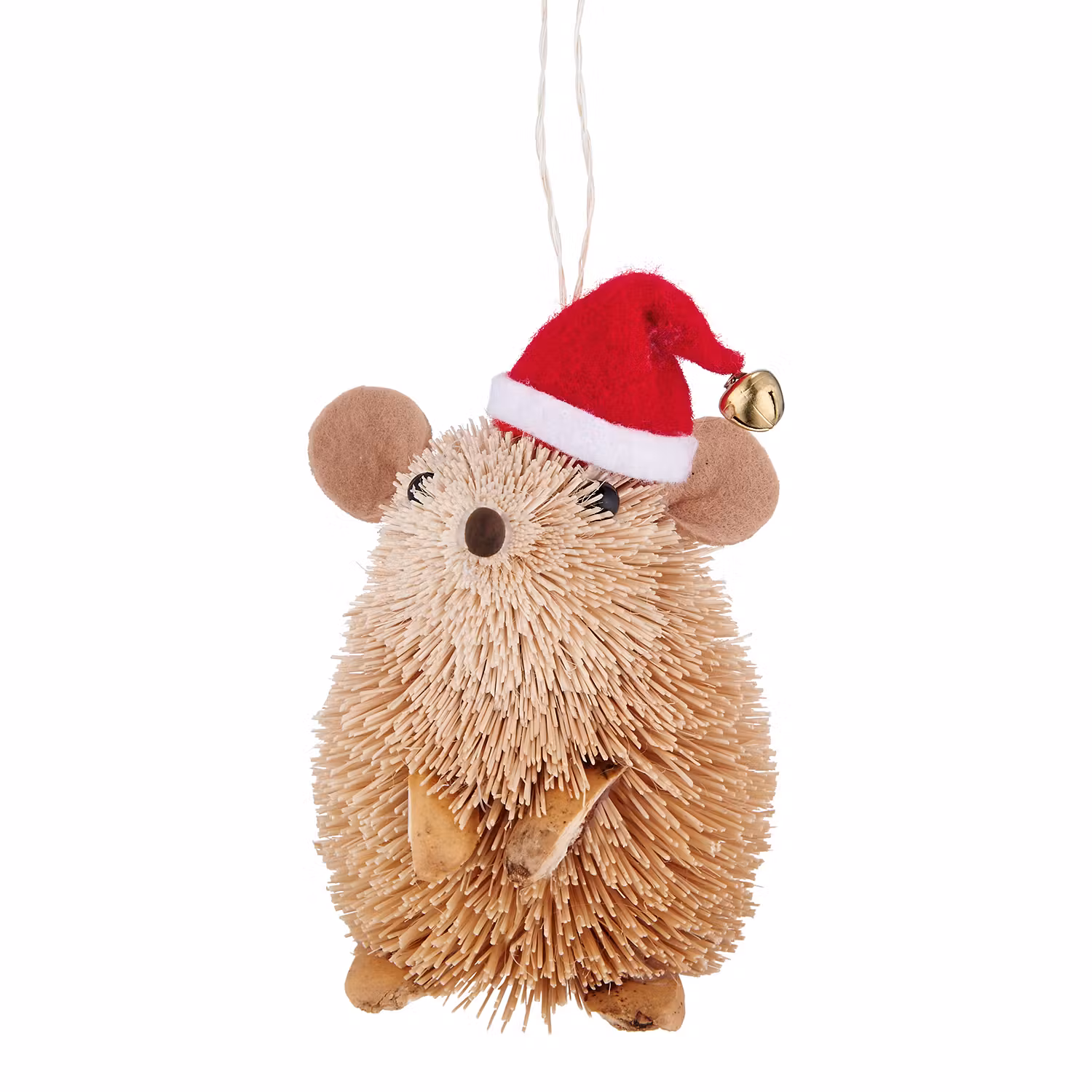 HANG ON Baumanhänger Maus mit Santa Mütze