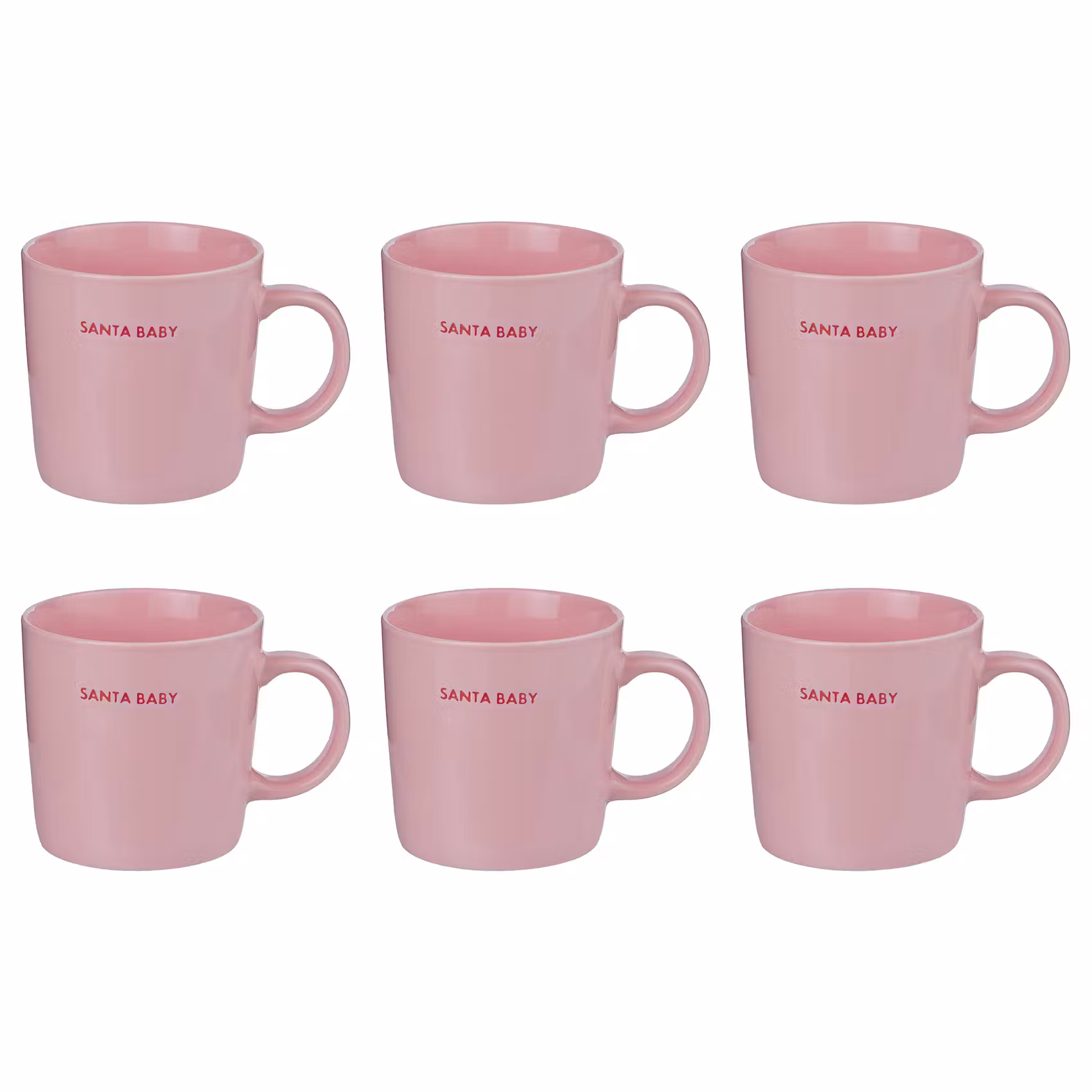 GOOD VIBES Tasse Santa 6er-Set