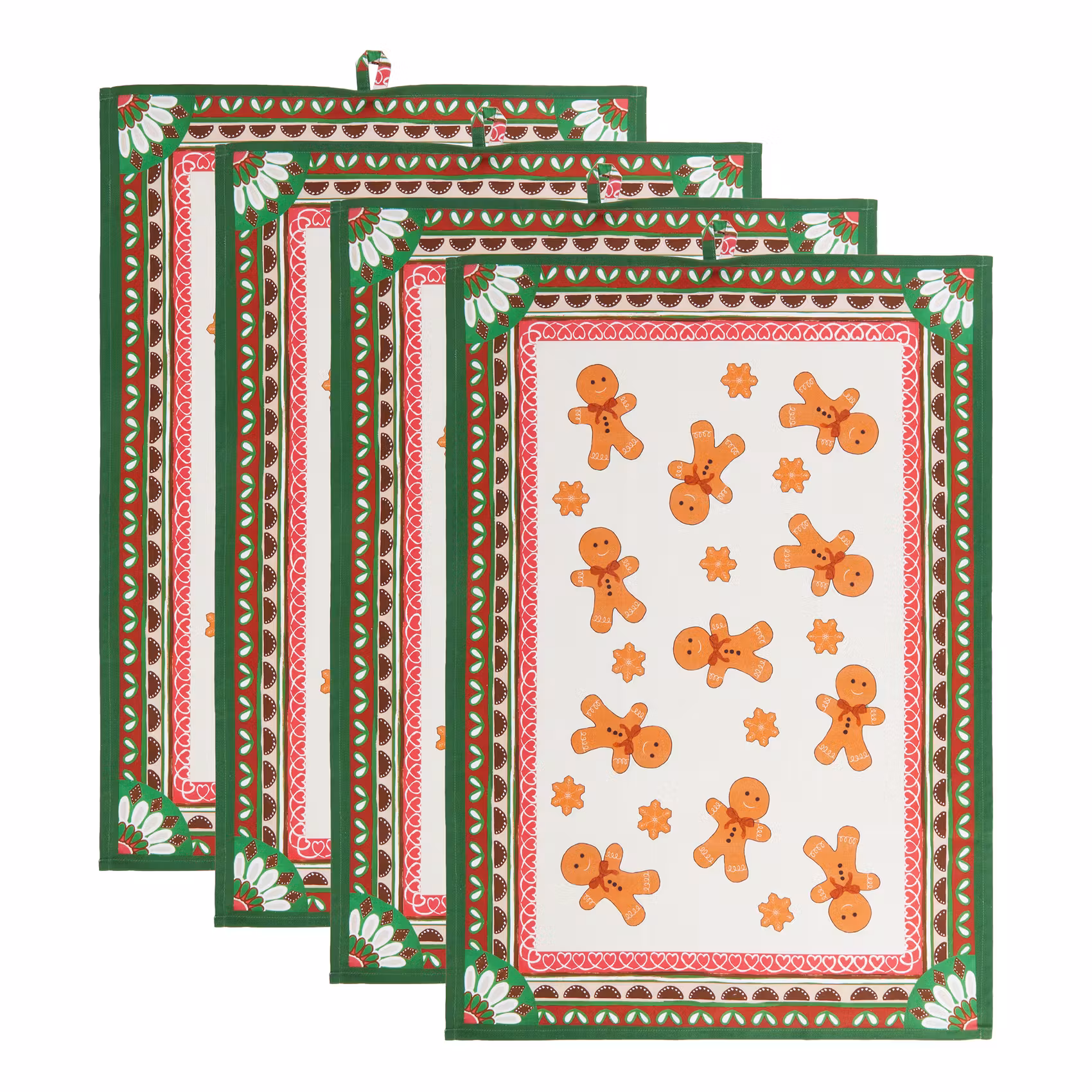 KITCHEN TALES Küchentuch 4er-Set