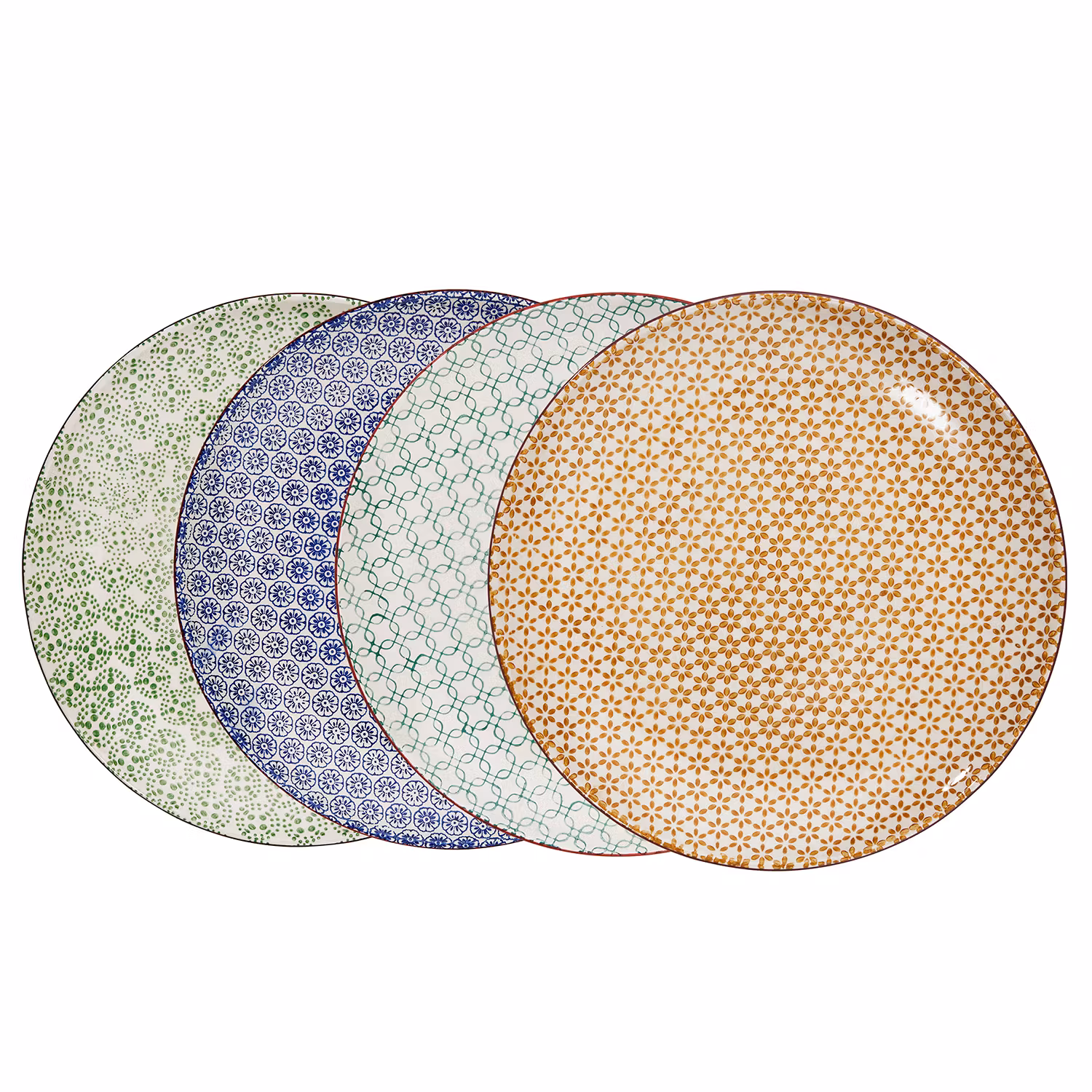 RETRO Essteller 4er-Set