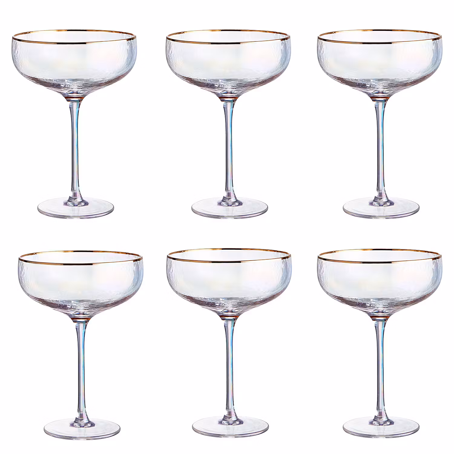 SMERALDA Champagnerschale 6er-Set