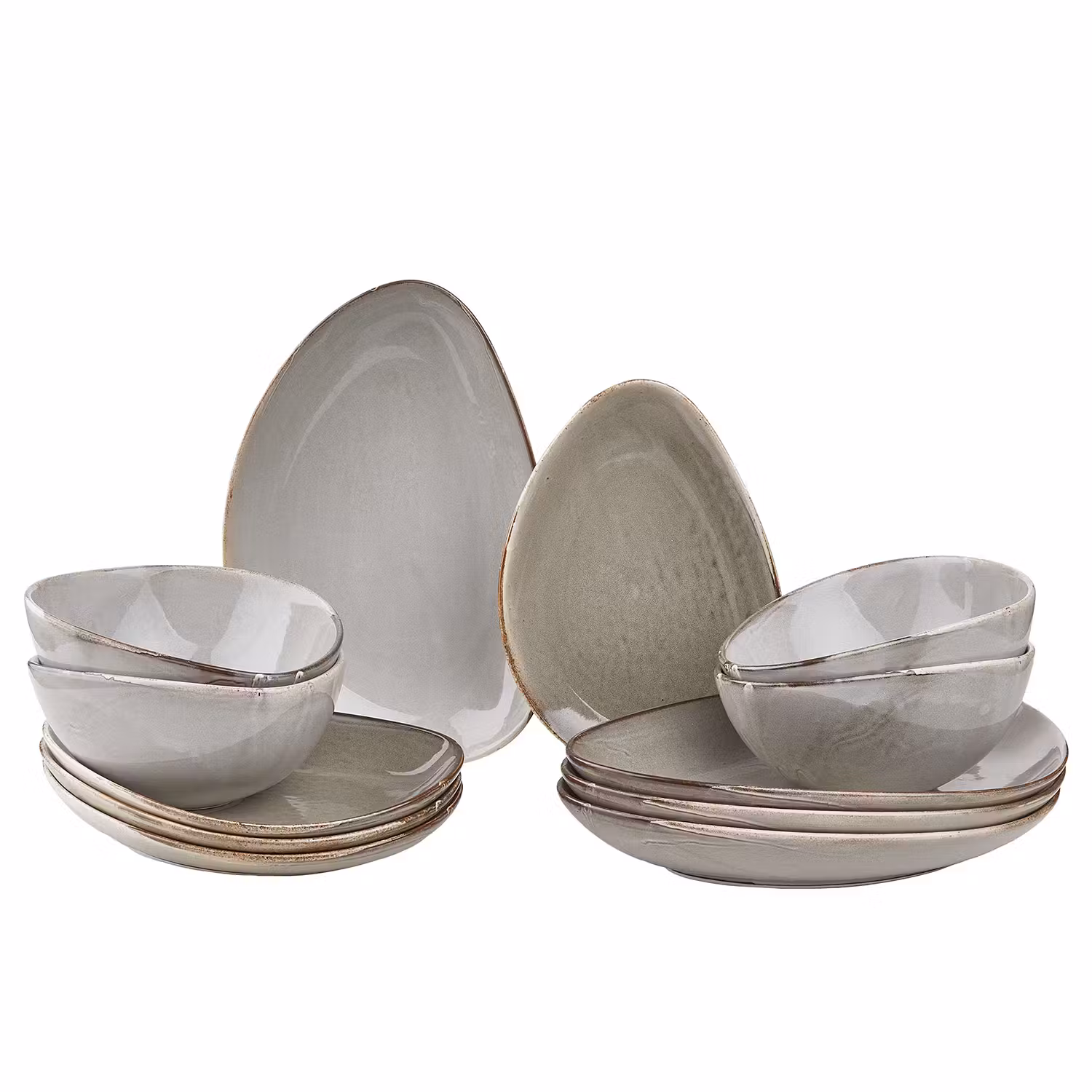 JAPANDI Geschirr-Set 12-tlg.