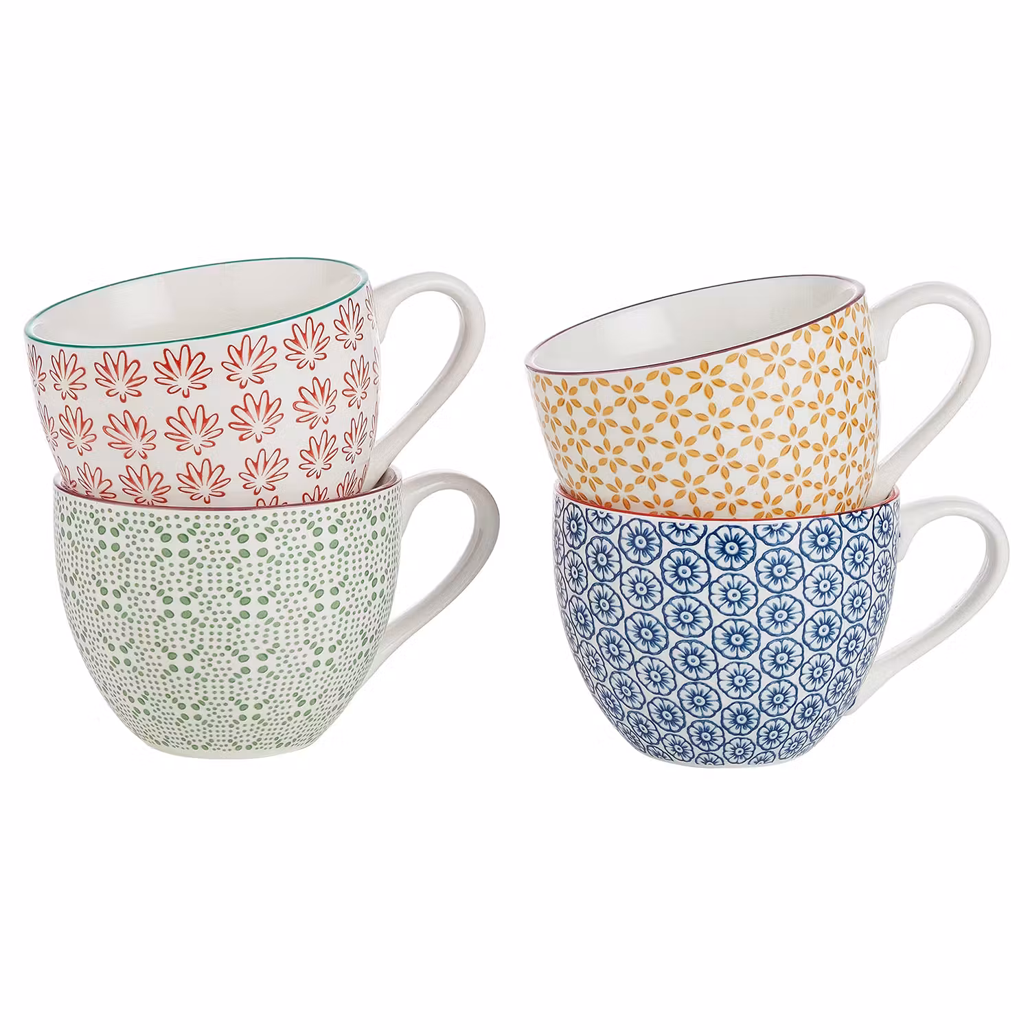RETRO Tasse 4er-Set