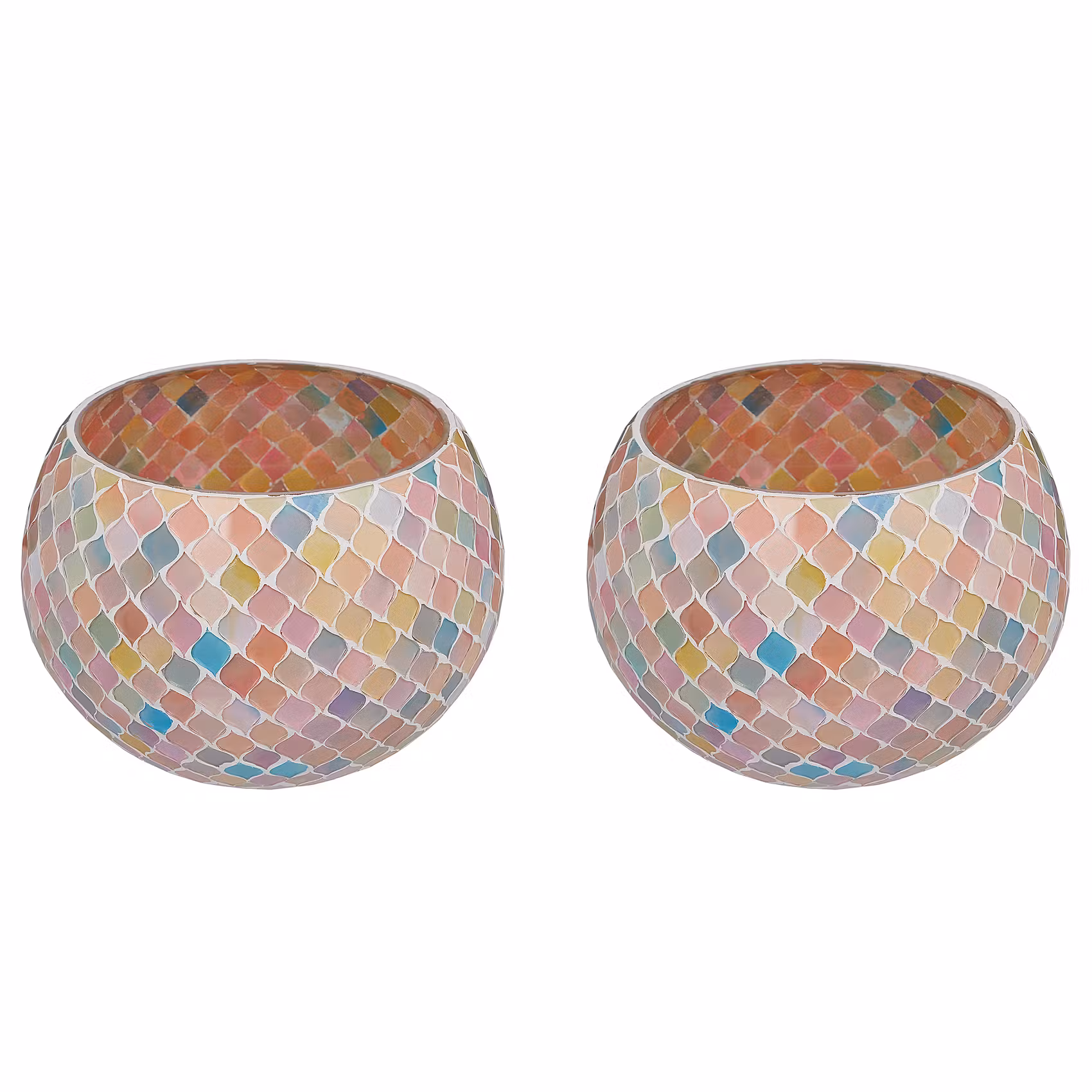 PASTEL LIGHTS Windlicht 2er-Set