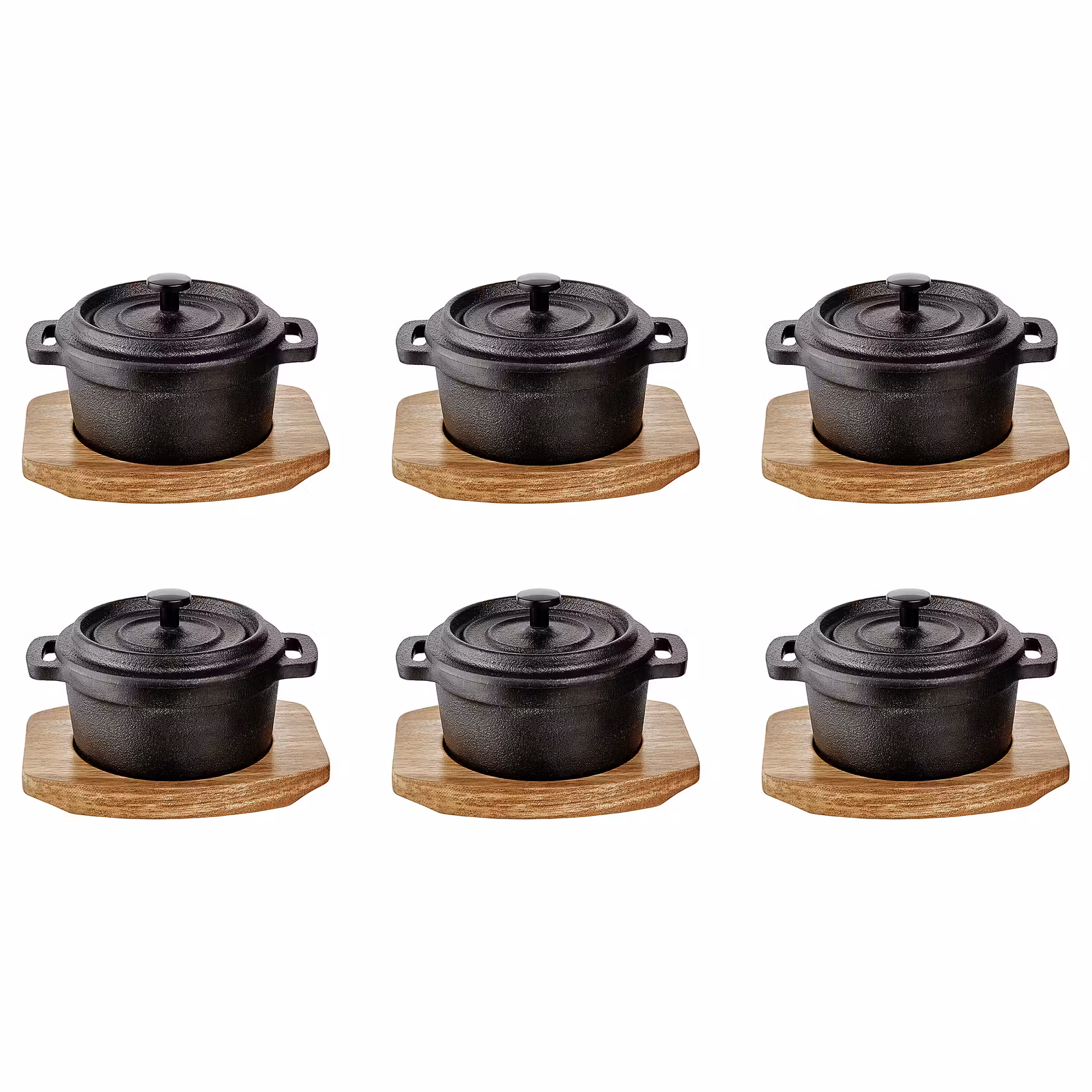 HOT IRON Serviertopf 6er-Set