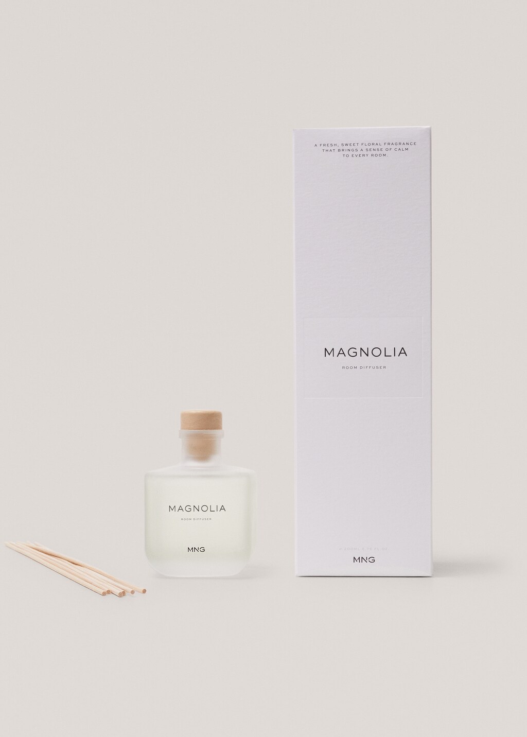 Magnolia stick diffuser 200ml - Off White